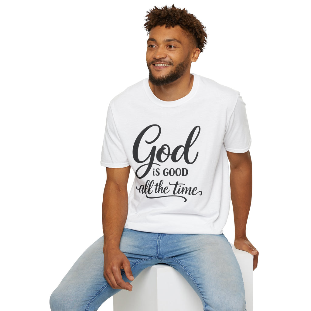 God Is Good All The Time T-Shirt — Inspirational Christian Faith Tee