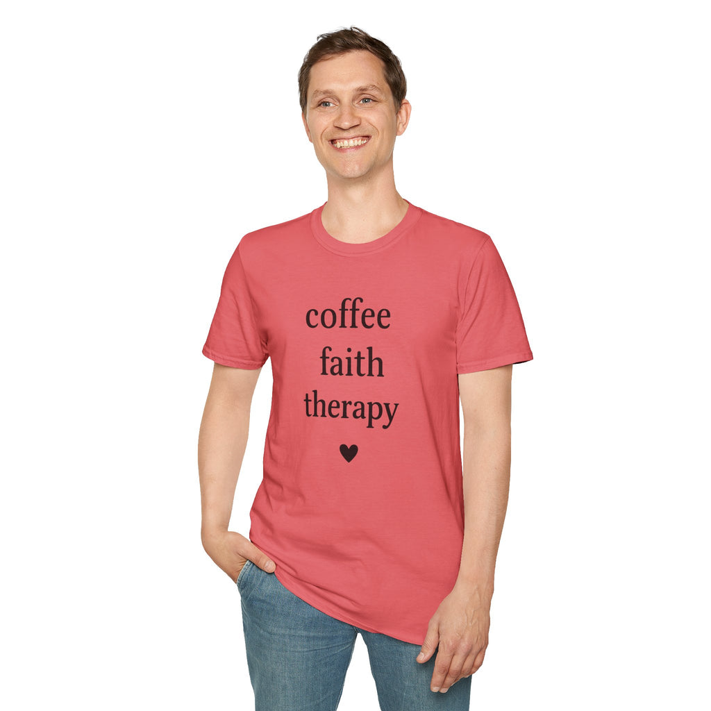 Coffee Faith Therapy T-Shirt