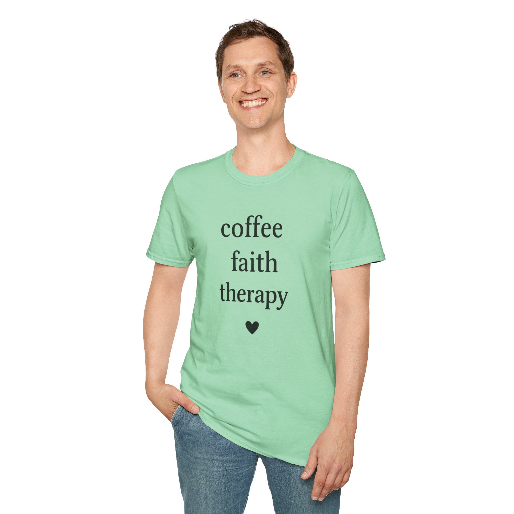 Coffee Faith Therapy T-Shirt