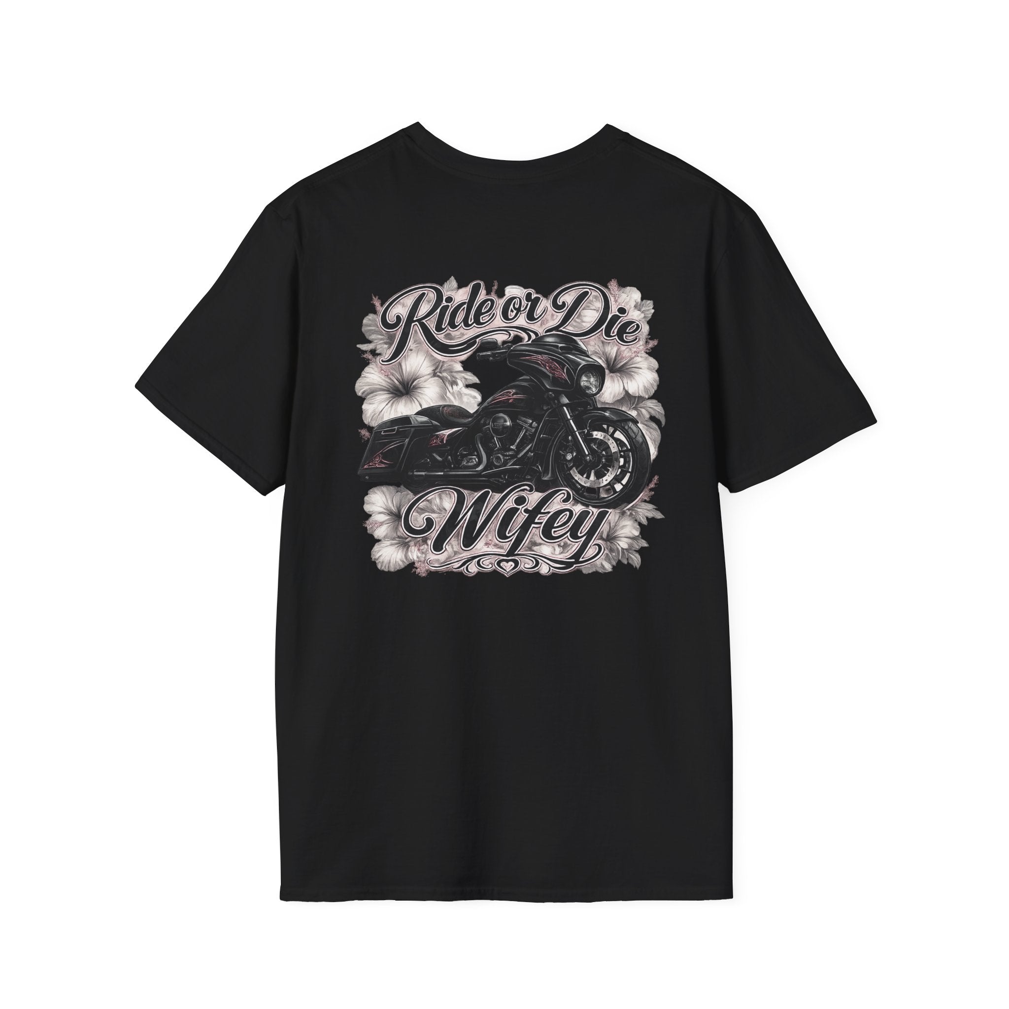 Ride or die wifey motorcycle T-Shirt