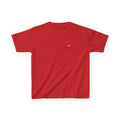 Kids T-Shirt — Patriotic Golden Doodle with American Flag (4th of July, Memorial Day)