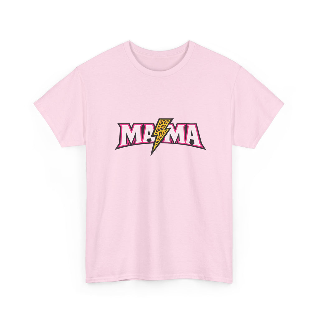 Mama Lightning Bolt Tee – Retro Rock Mom Graphic T-Shirt
