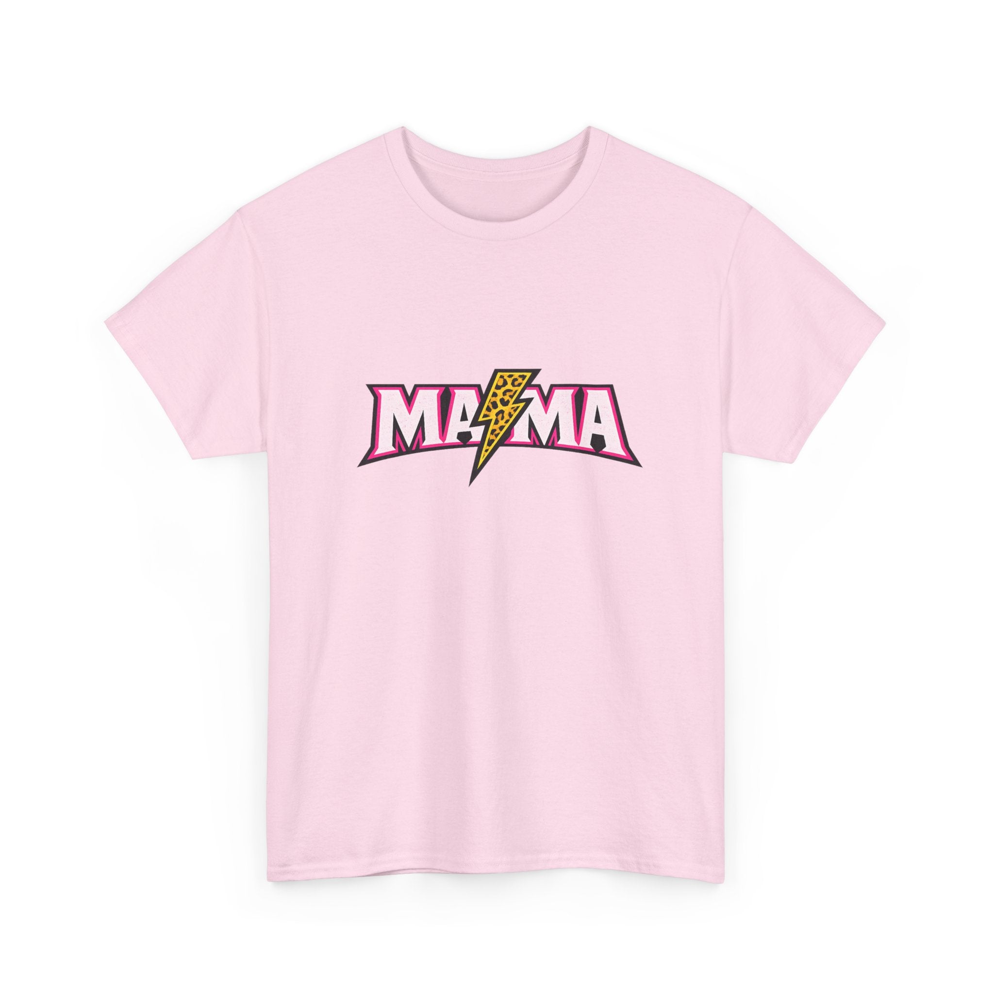Mama Lightning Bolt Tee – Retro Rock Mom Graphic T-Shirt