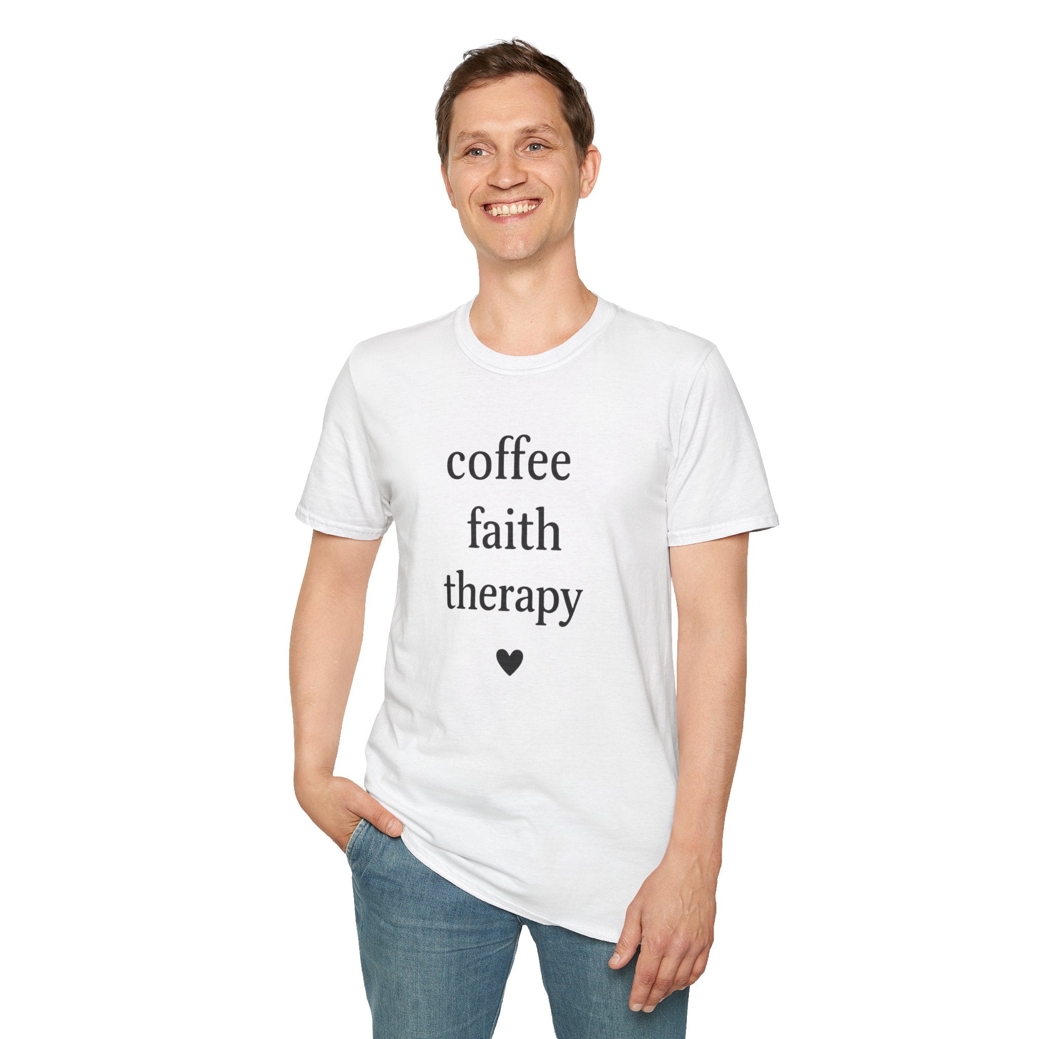 Coffee Faith Therapy T-Shirt