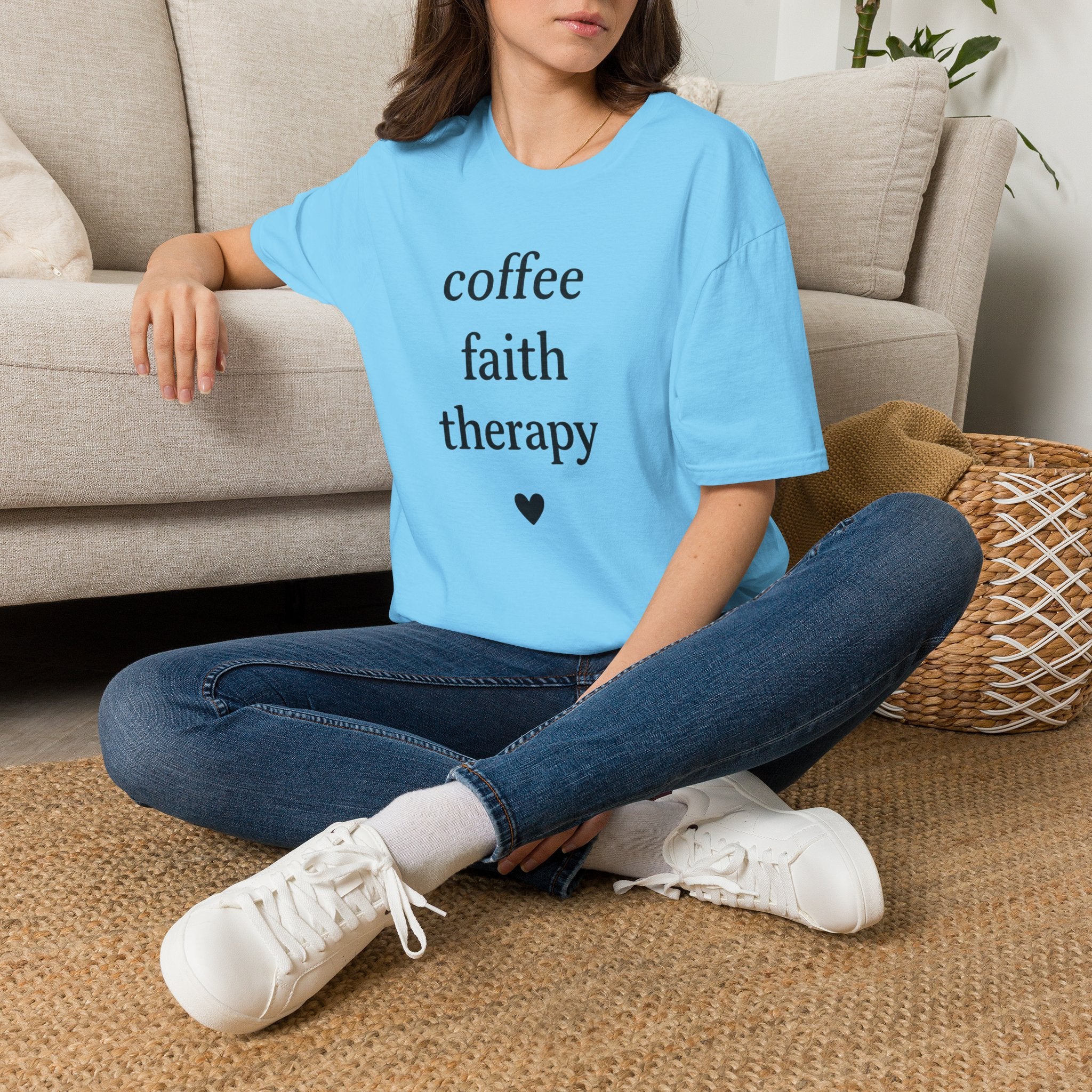Coffee Faith Therapy T-Shirt