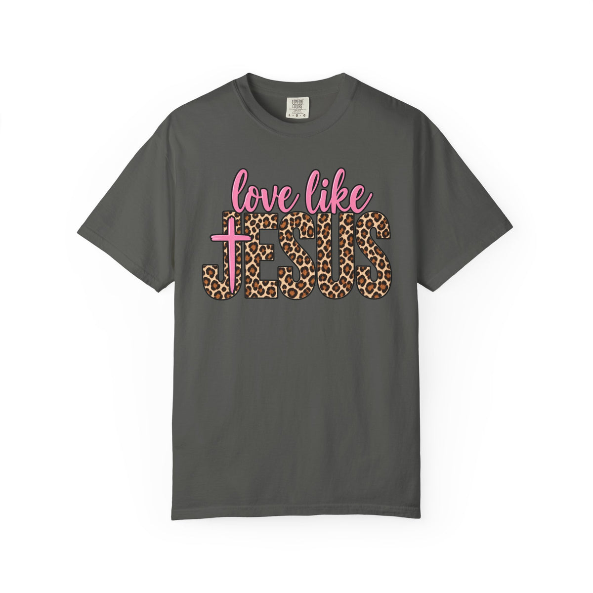 Love Like Jesus Leopard Print T-Shirt