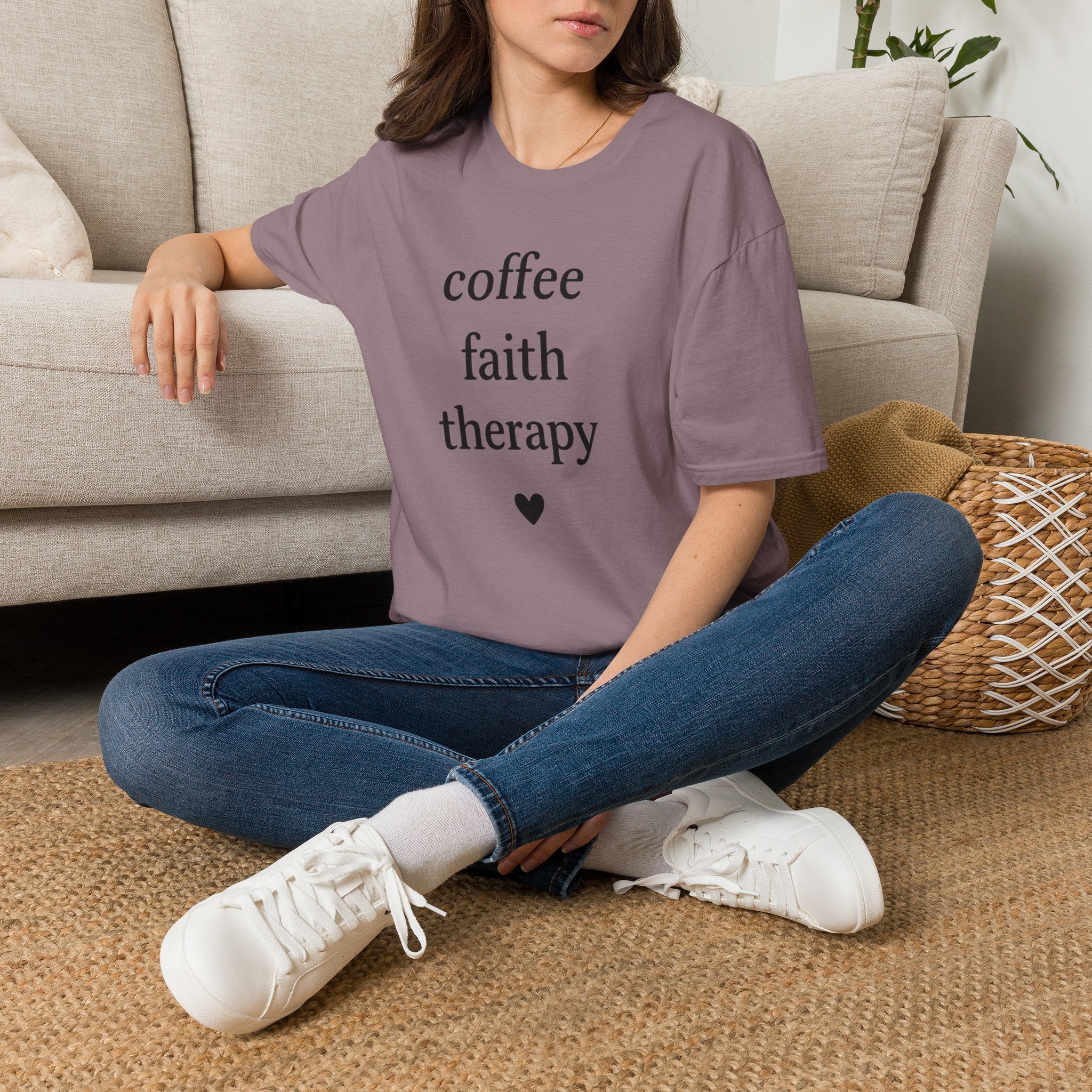 Coffee Faith Therapy T-Shirt