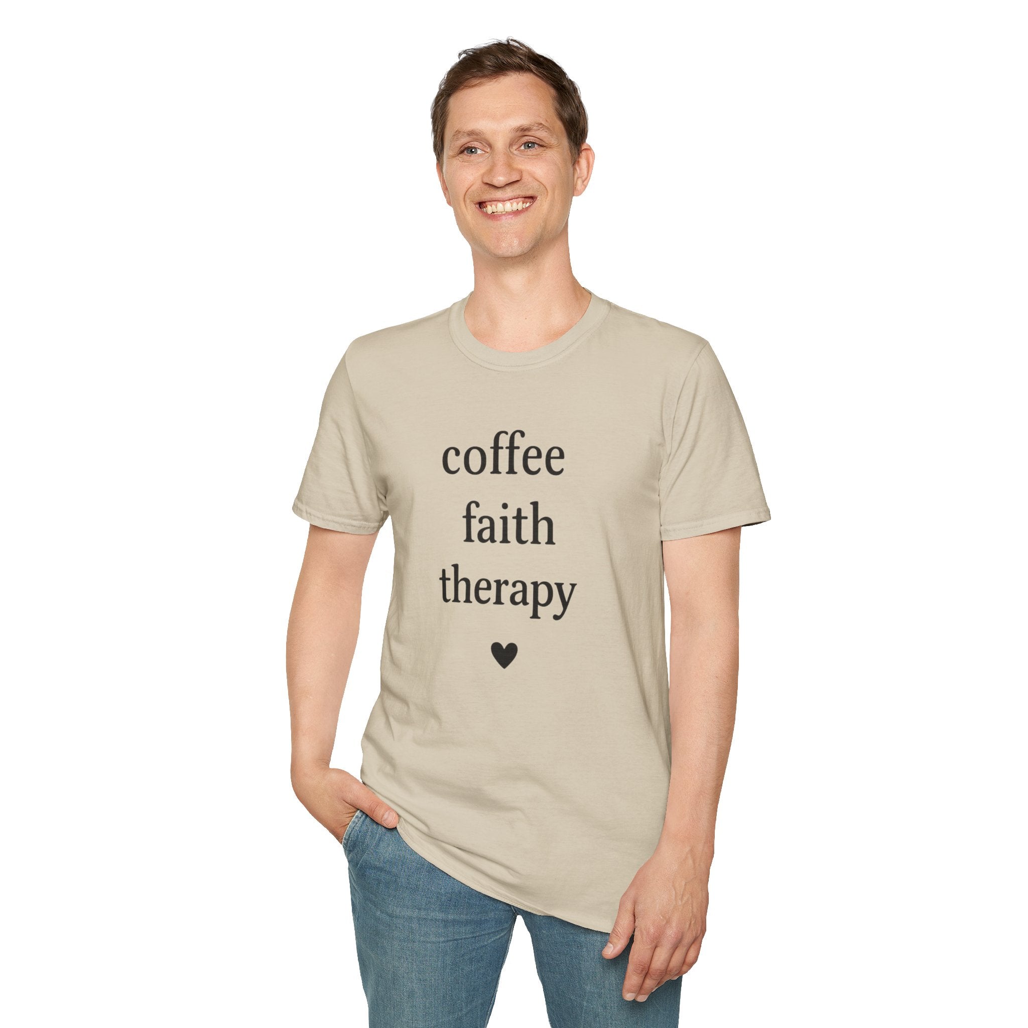 Coffee Faith Therapy T-Shirt
