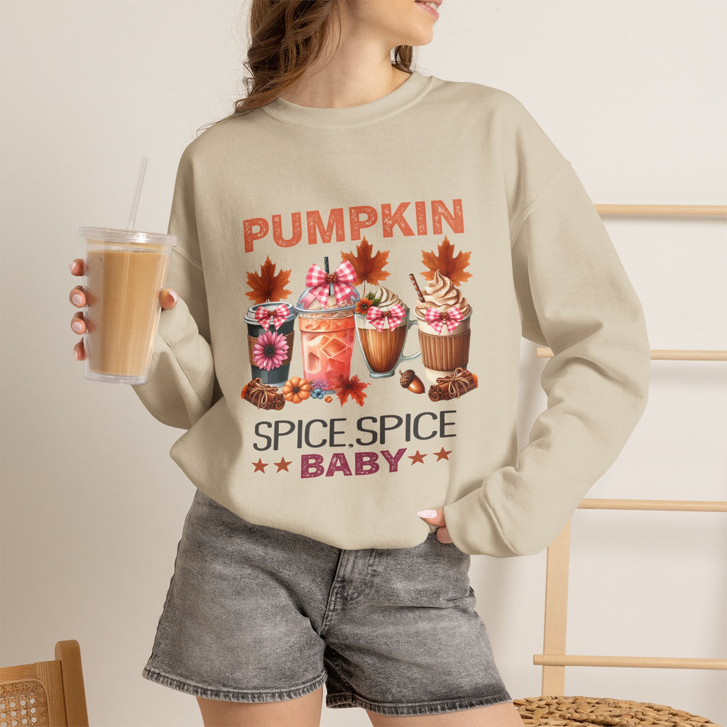 Pumpkin Spice Baby Crewneck Sweatshirt