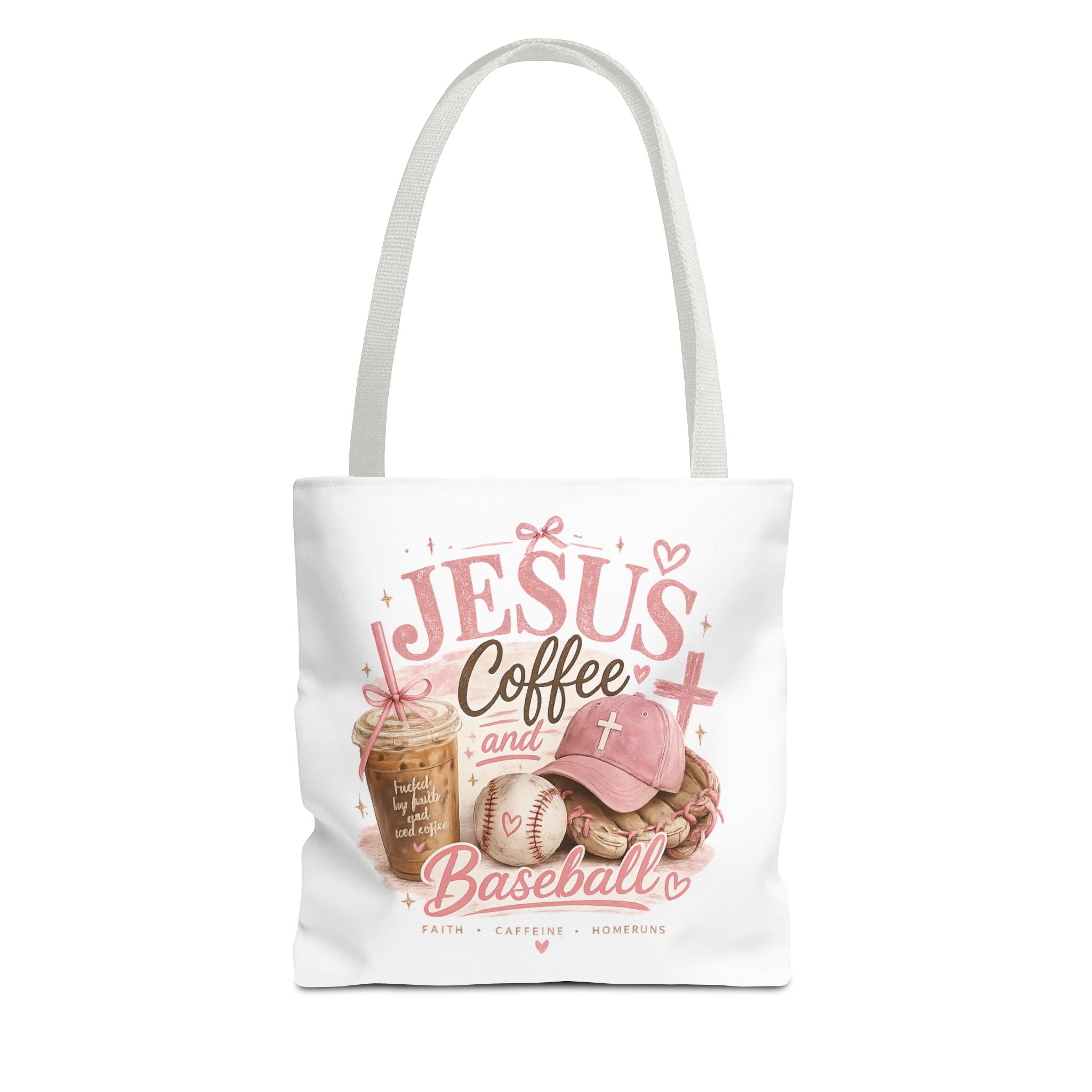Tote Bag Jesus, Iced coffee and baseball