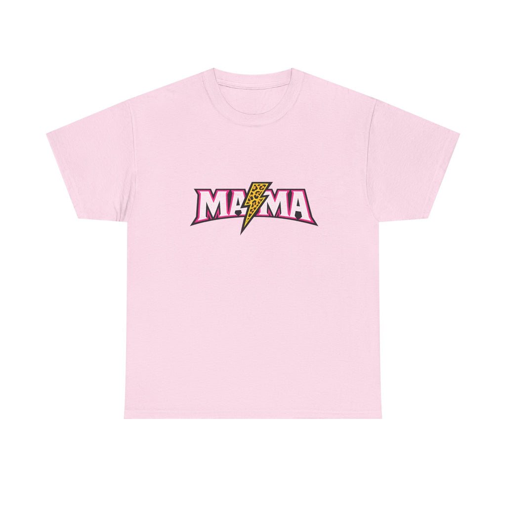 Mama Lightning Bolt Tee – Retro Rock Mom Graphic T-Shirt