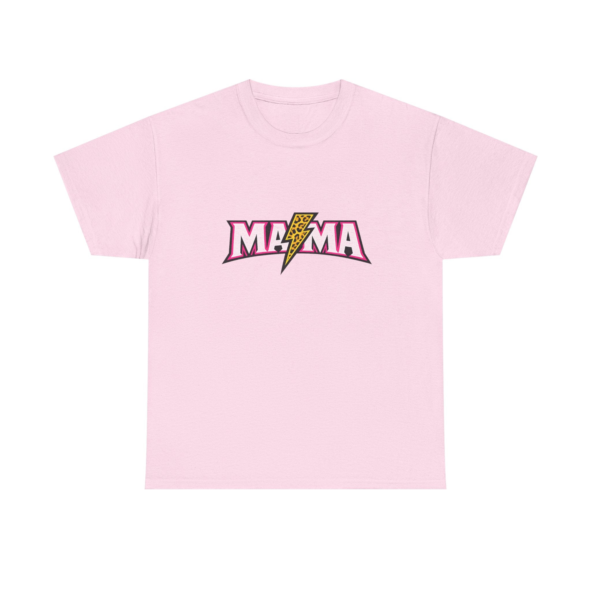 Mama Lightning Bolt Tee – Retro Rock Mom Graphic T-Shirt