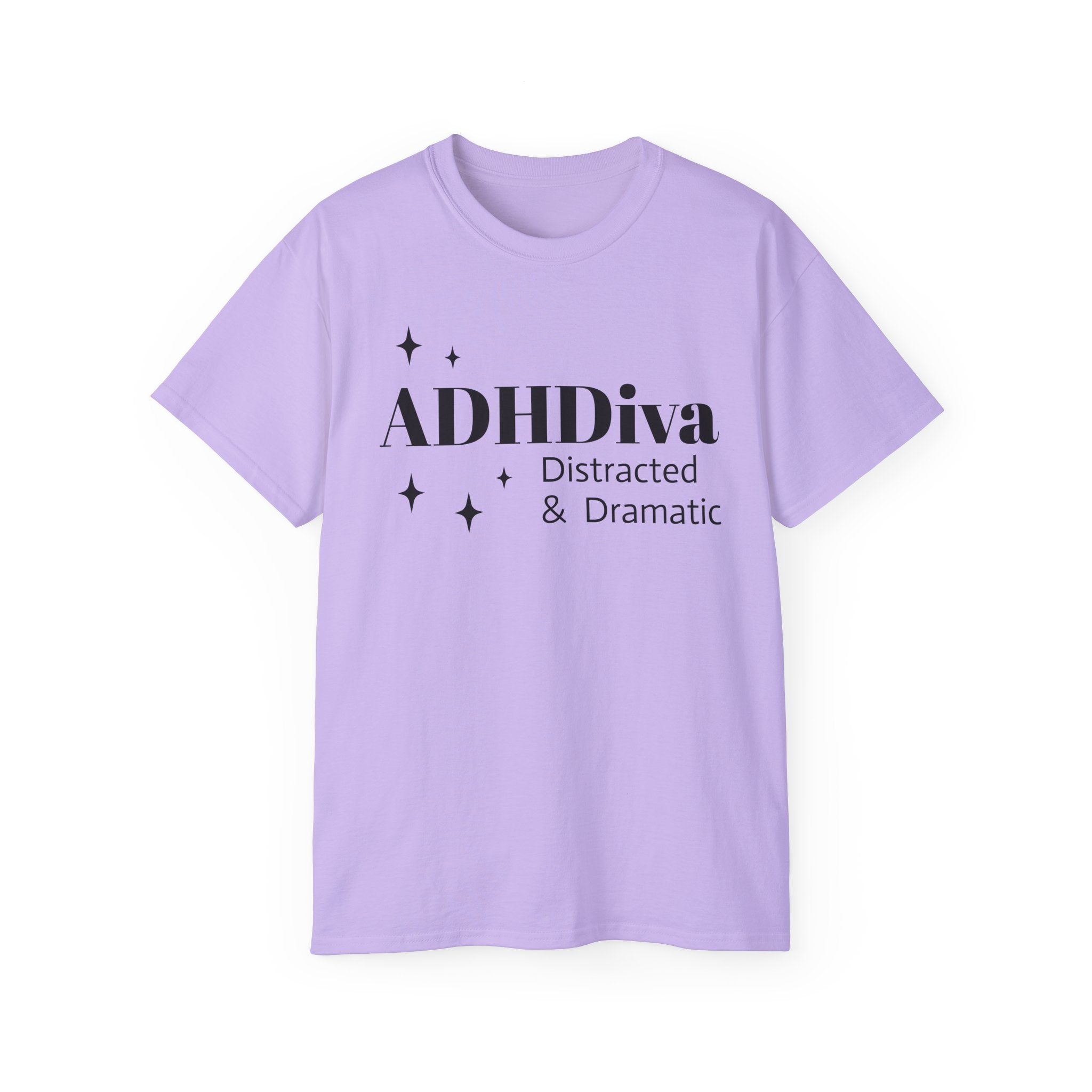 ADHDiva Tee — "ADHDiva: Distracted & Dramatic" Graphic Shirt