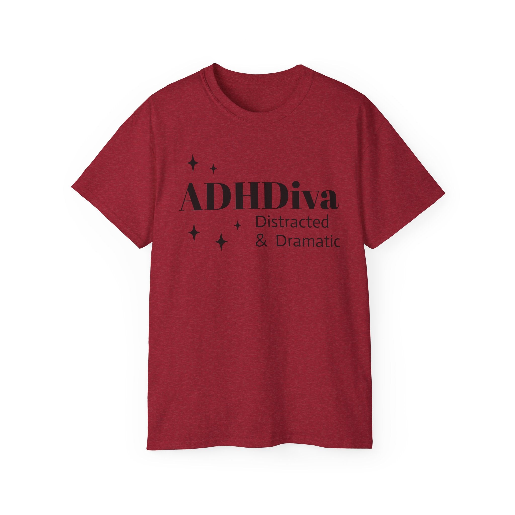 ADHDiva Tee — "ADHDiva: Distracted & Dramatic" Graphic Shirt