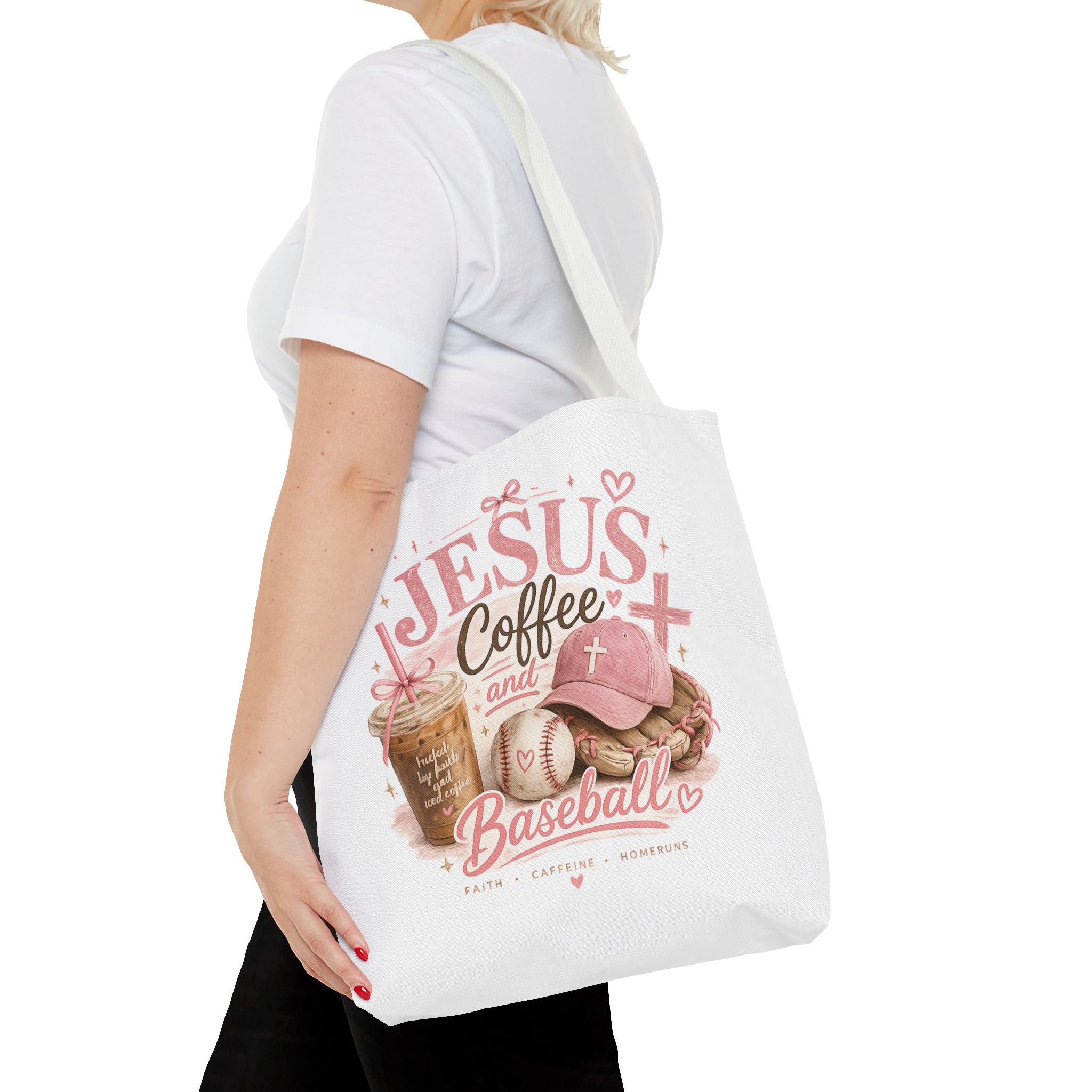 Tote Bag Jesus, Iced coffee and baseball