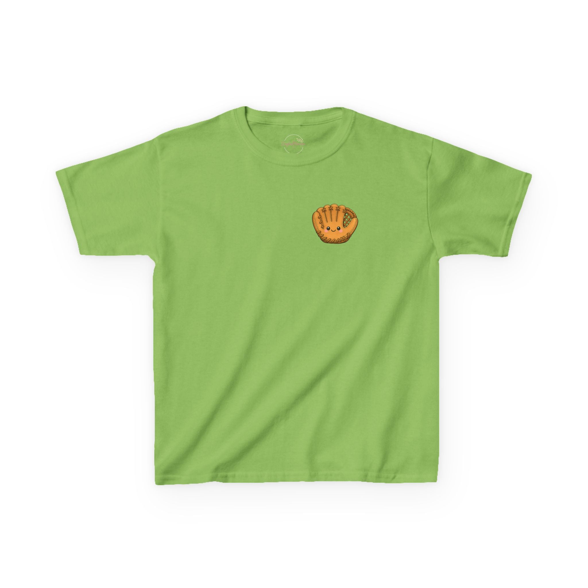 Kids T-Shirt — “Calm Your Mitts” Cute Baseball Glove Tee
