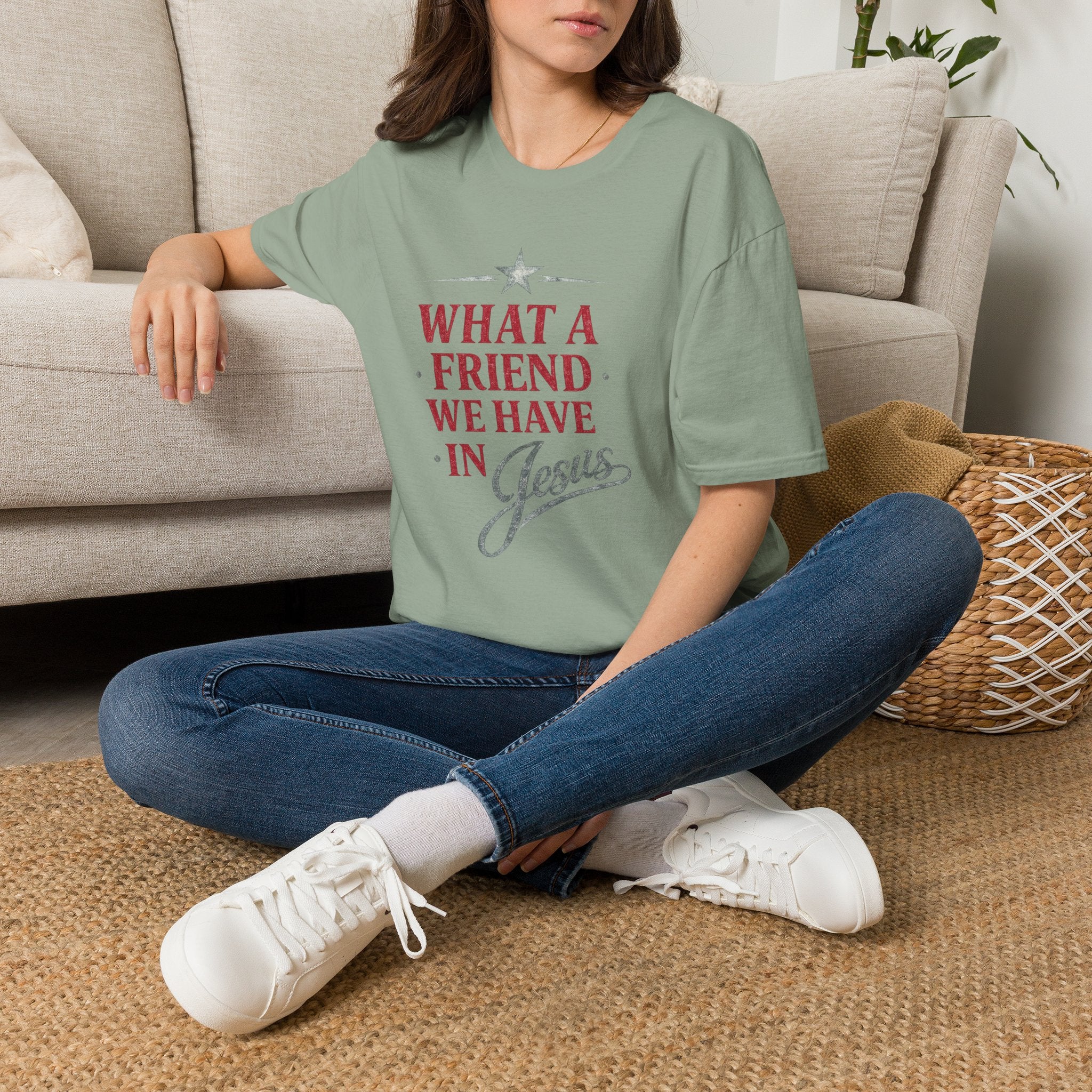What a friend we have in Jesus Softstyle T-Shirt