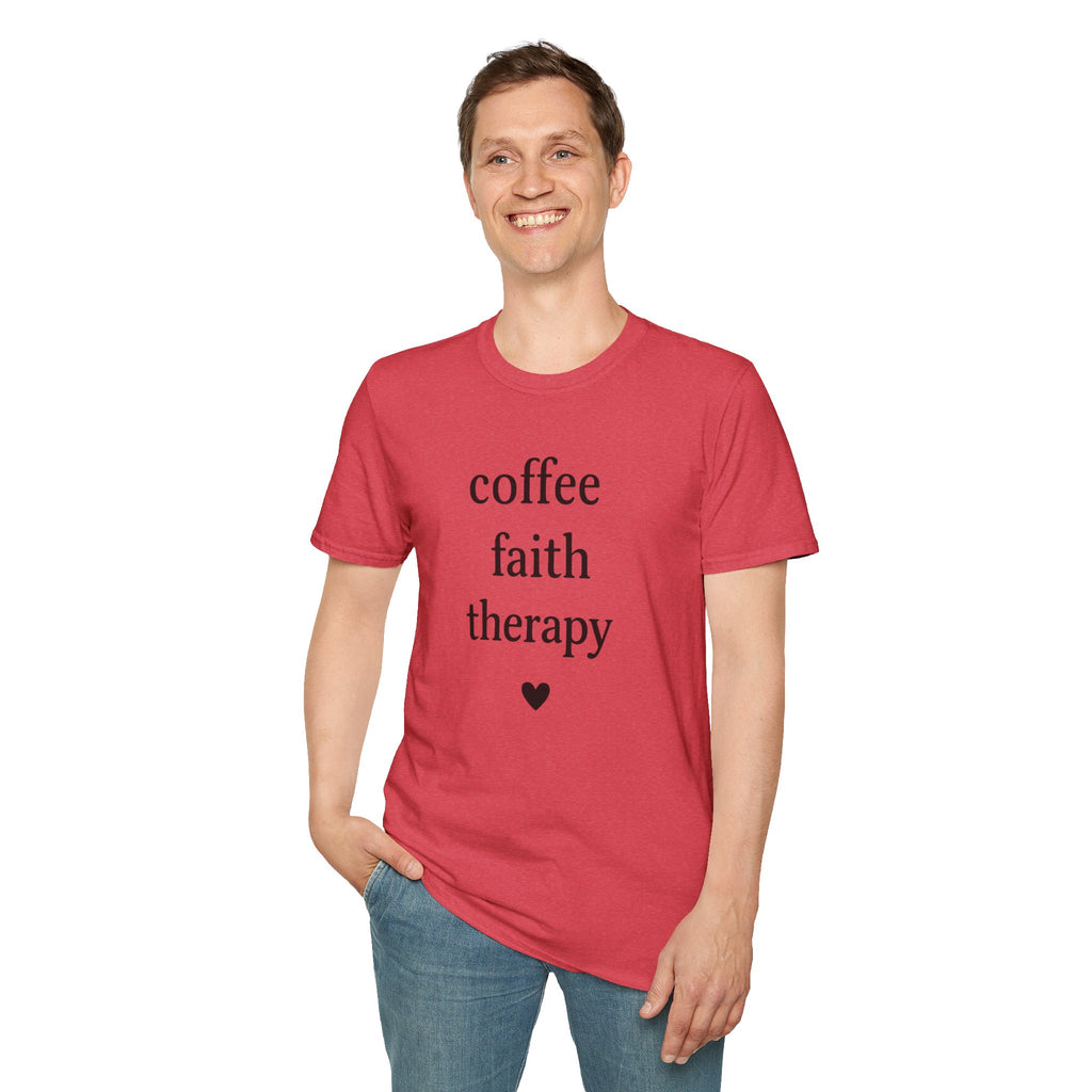 Coffee Faith Therapy T-Shirt