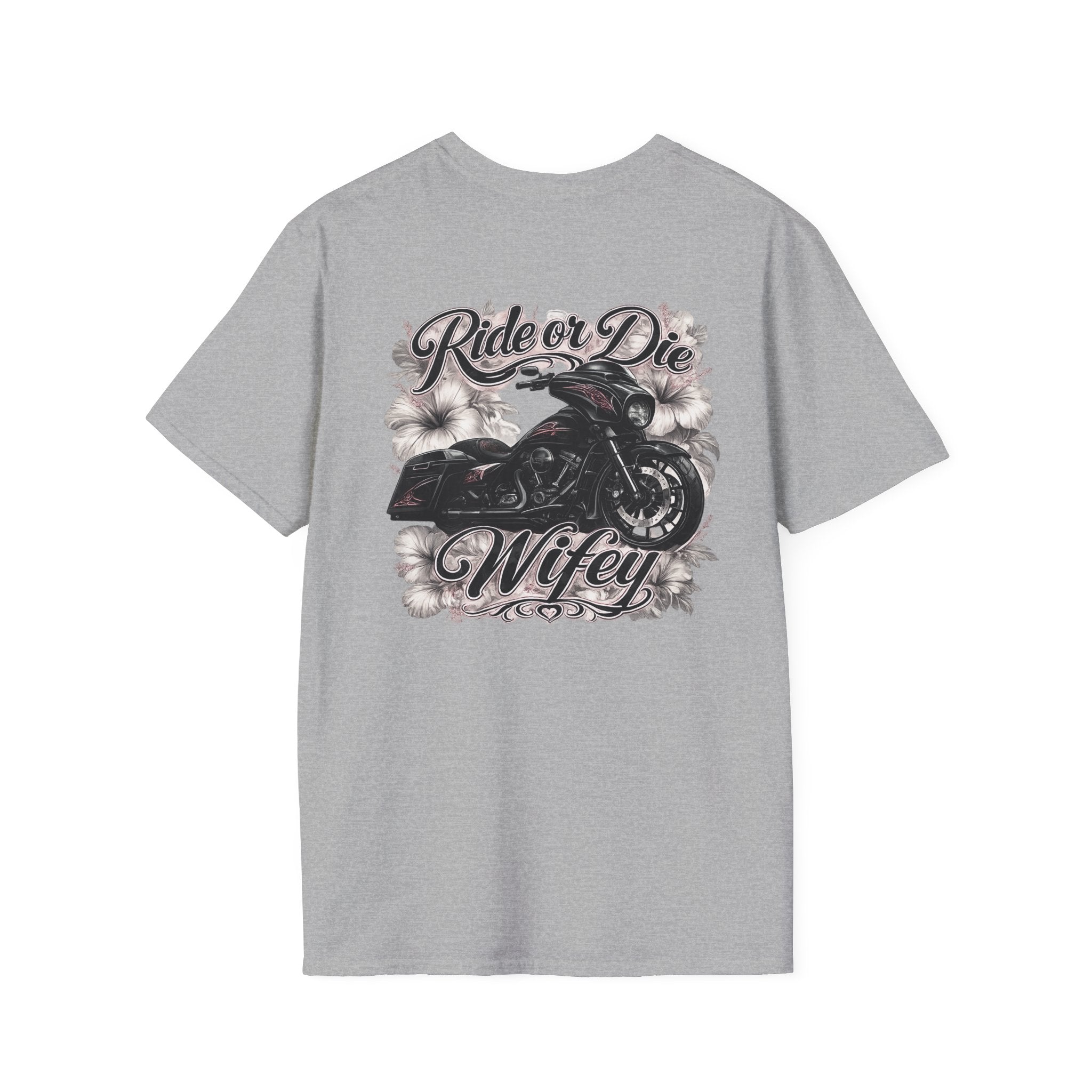 Ride or die wifey motorcycle T-Shirt