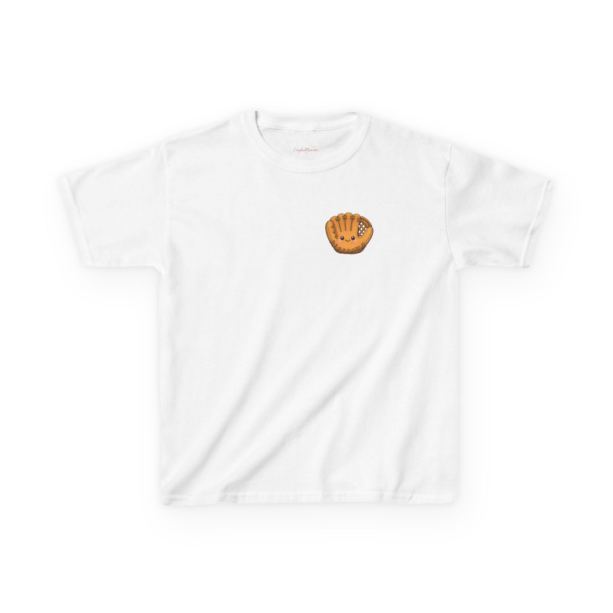 Kids T-Shirt — “Calm Your Mitts” Cute Baseball Glove Tee