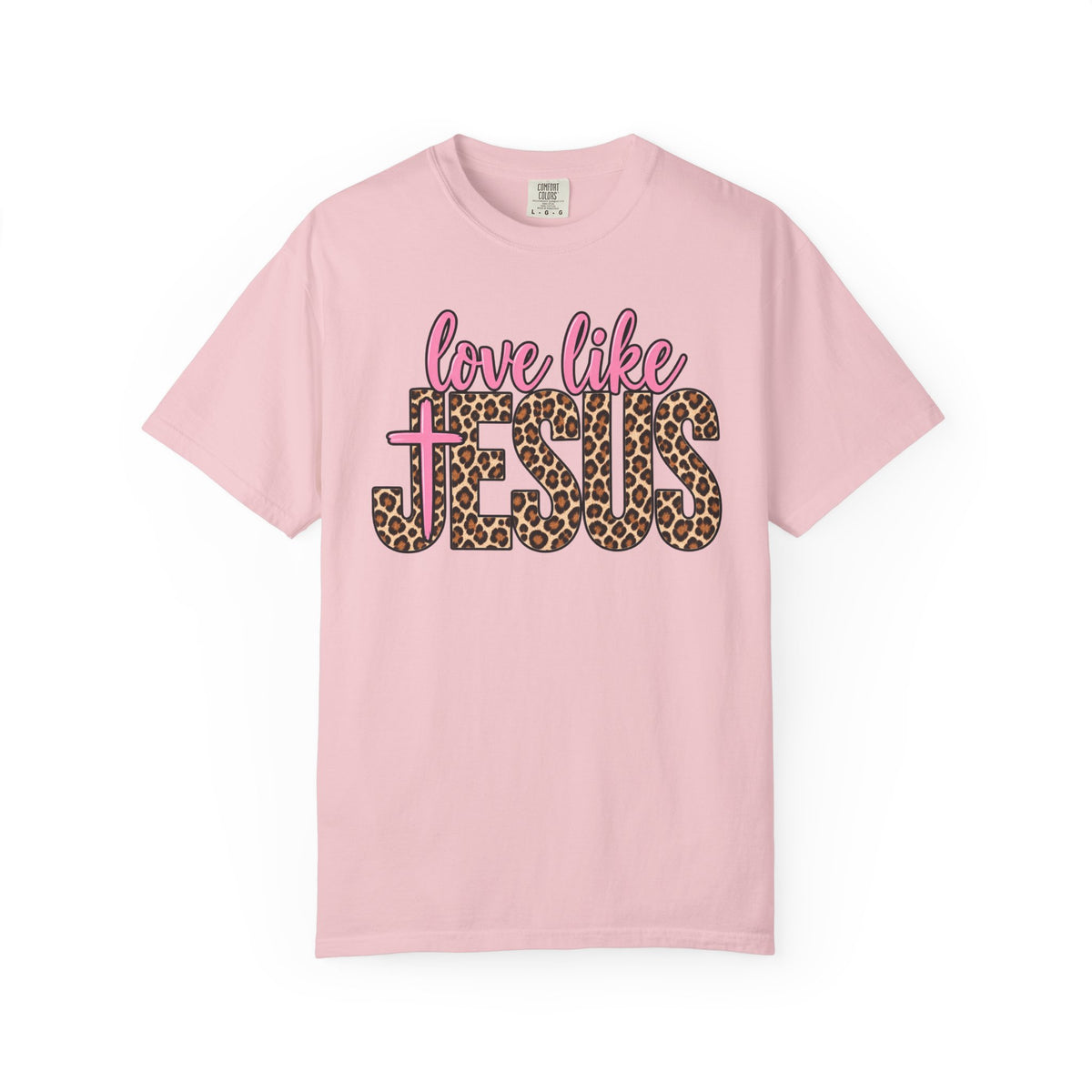 Love Like Jesus Leopard Print T-Shirt