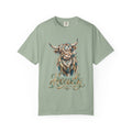 Howdy Highland Cow T-Shirt — Rustic Western Cow Graphic Tee