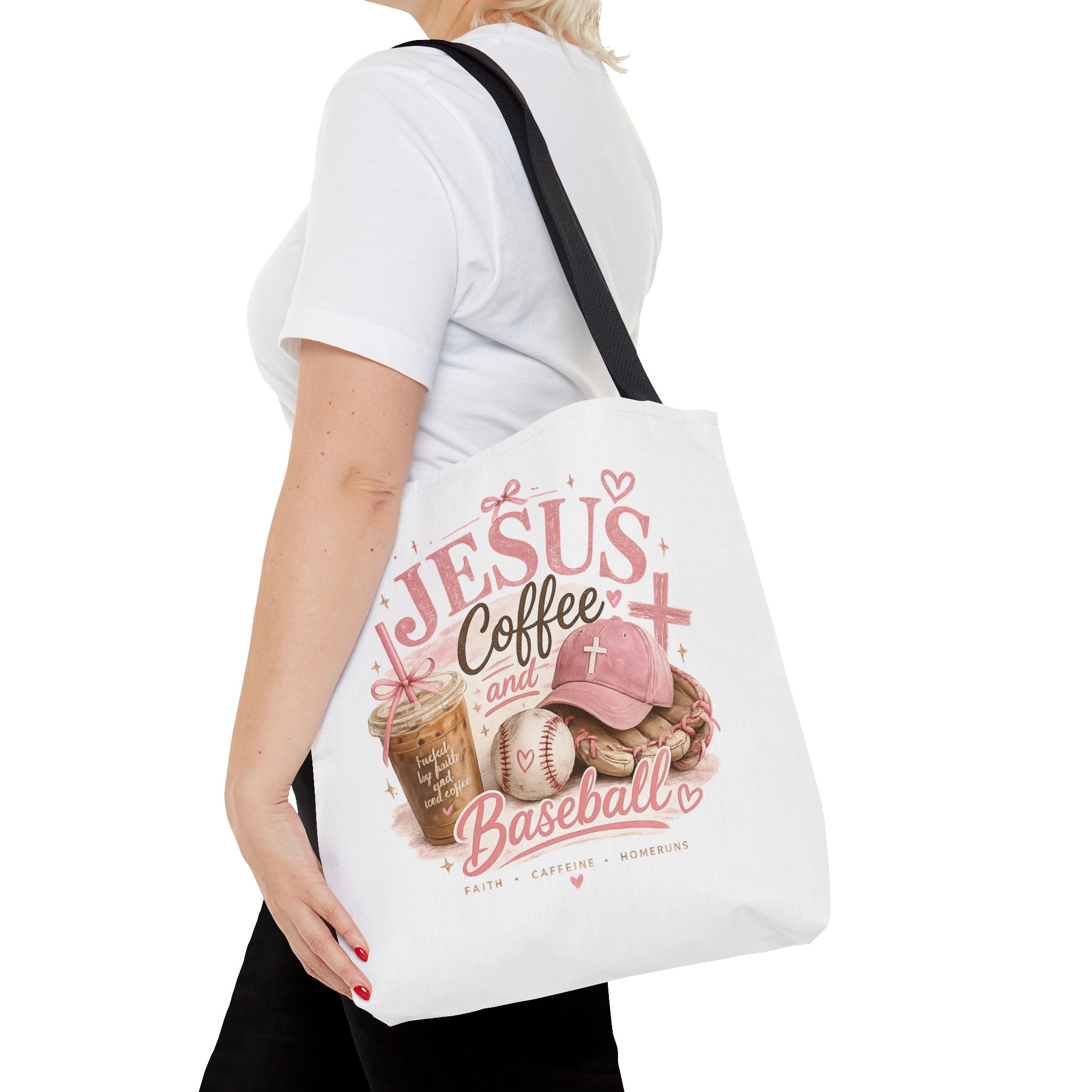 Tote Bag Jesus, Iced coffee and baseball