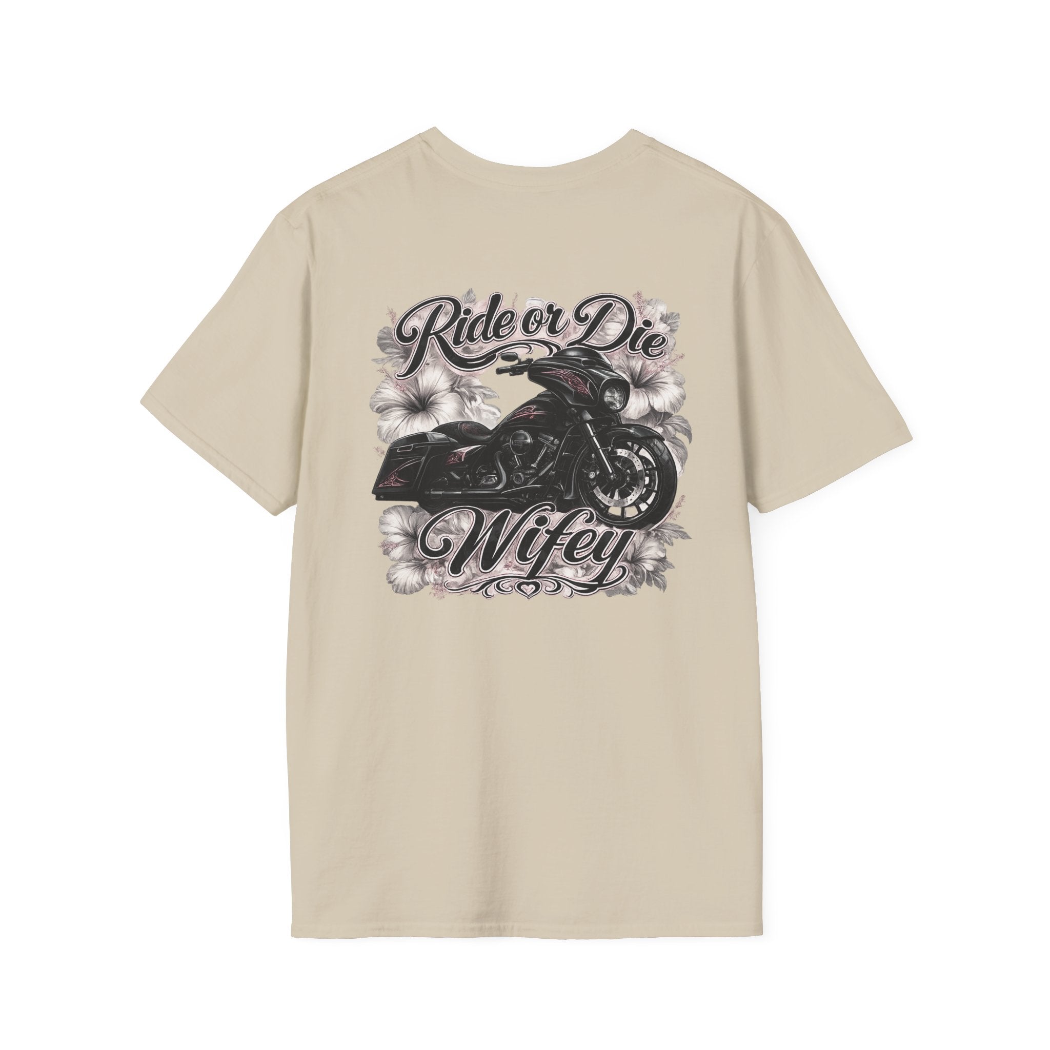 Ride or die wifey motorcycle T-Shirt