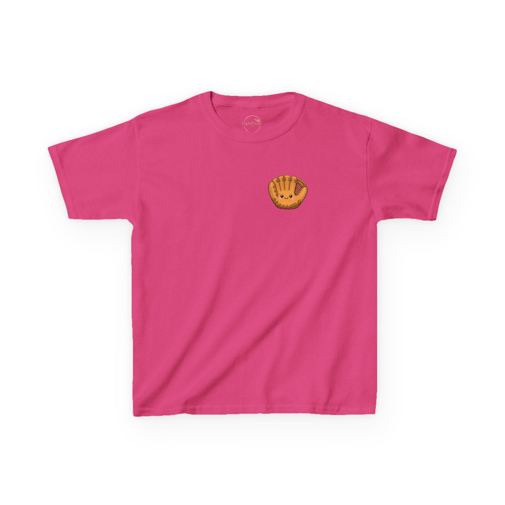 Kids T-Shirt — “Calm Your Mitts” Cute Baseball Glove Tee