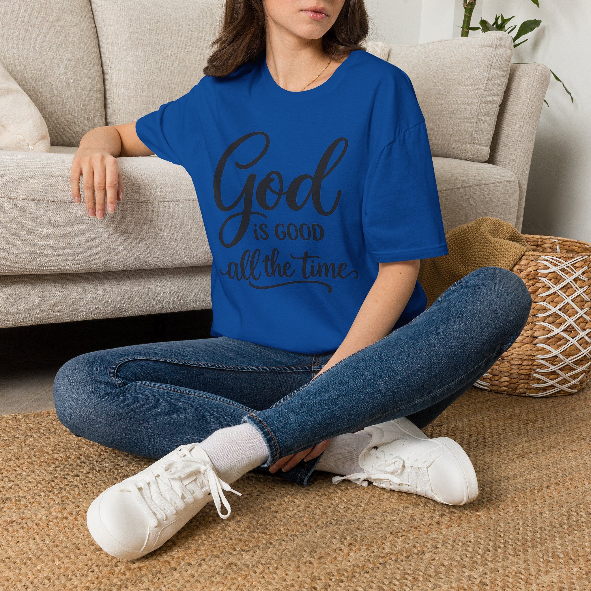 God Is Good All The Time T-Shirt — Inspirational Christian Faith Tee