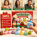 2026 Christmas Squishy Advent Calendar, Dumpling Slow Rebound Squishies Squeeze Sensory Gift, 24 Days Countdown Surprise Box