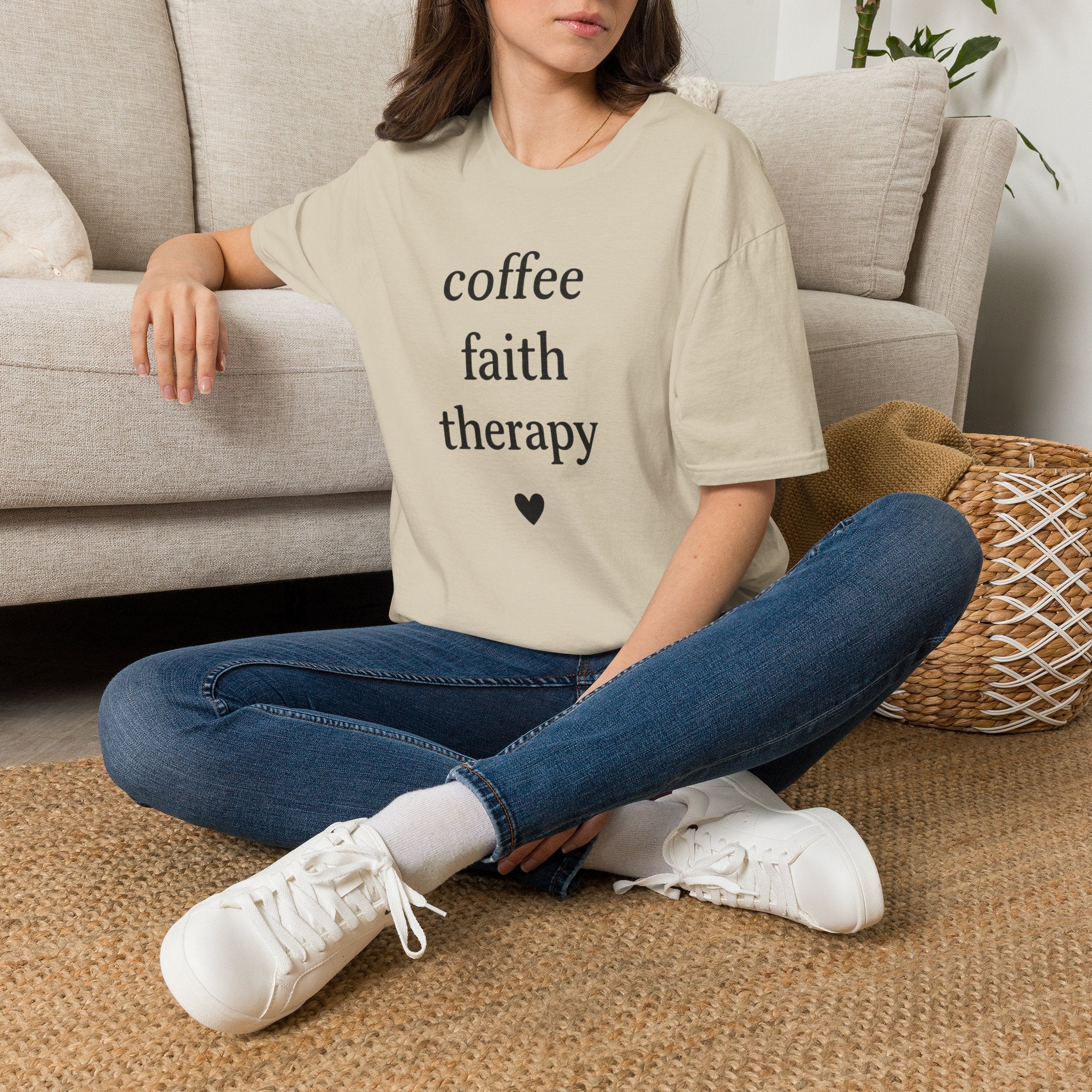 Coffee Faith Therapy T-Shirt