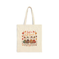 Fall Goose Cotton Tote Bag — "Just a Fall Goose" Autumn Leaves Reusable Shopper