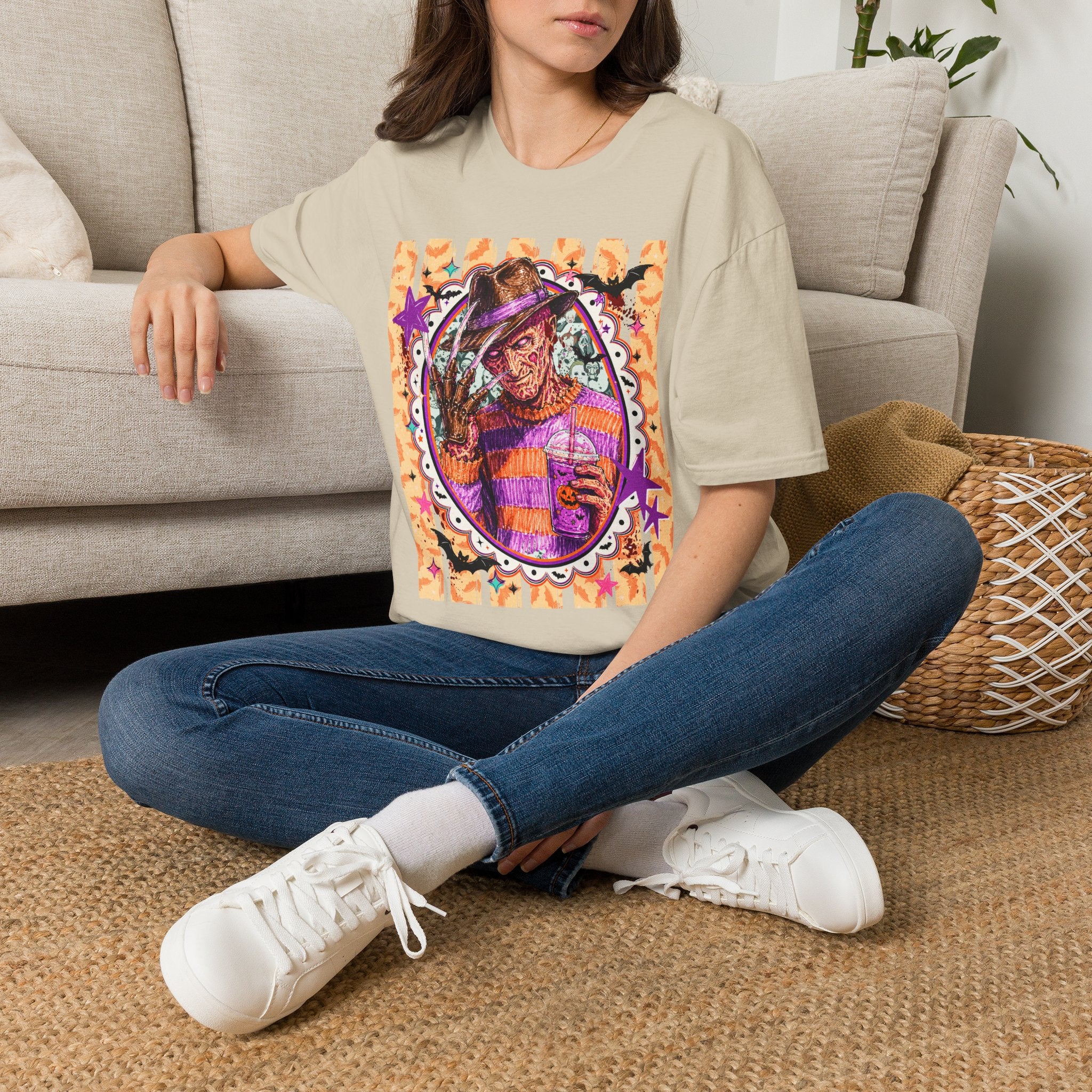 Freddy Krueger Horror Graphic T-Shirt — Retro Scary Movie Tee