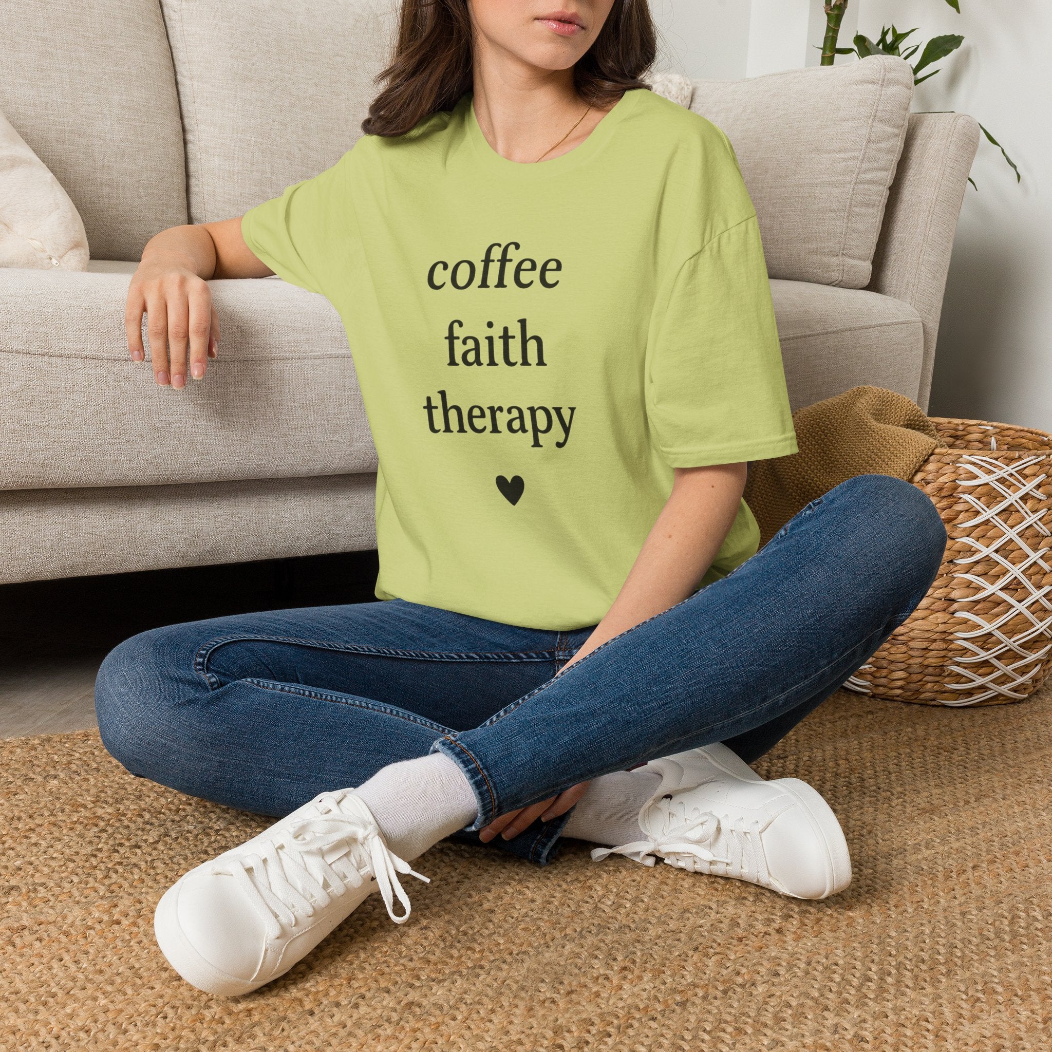 Coffee Faith Therapy T-Shirt
