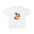 Kids Tee — Patriotic Dachshund Hot Dog Stack (Fourth of July Kids T-Shirt)