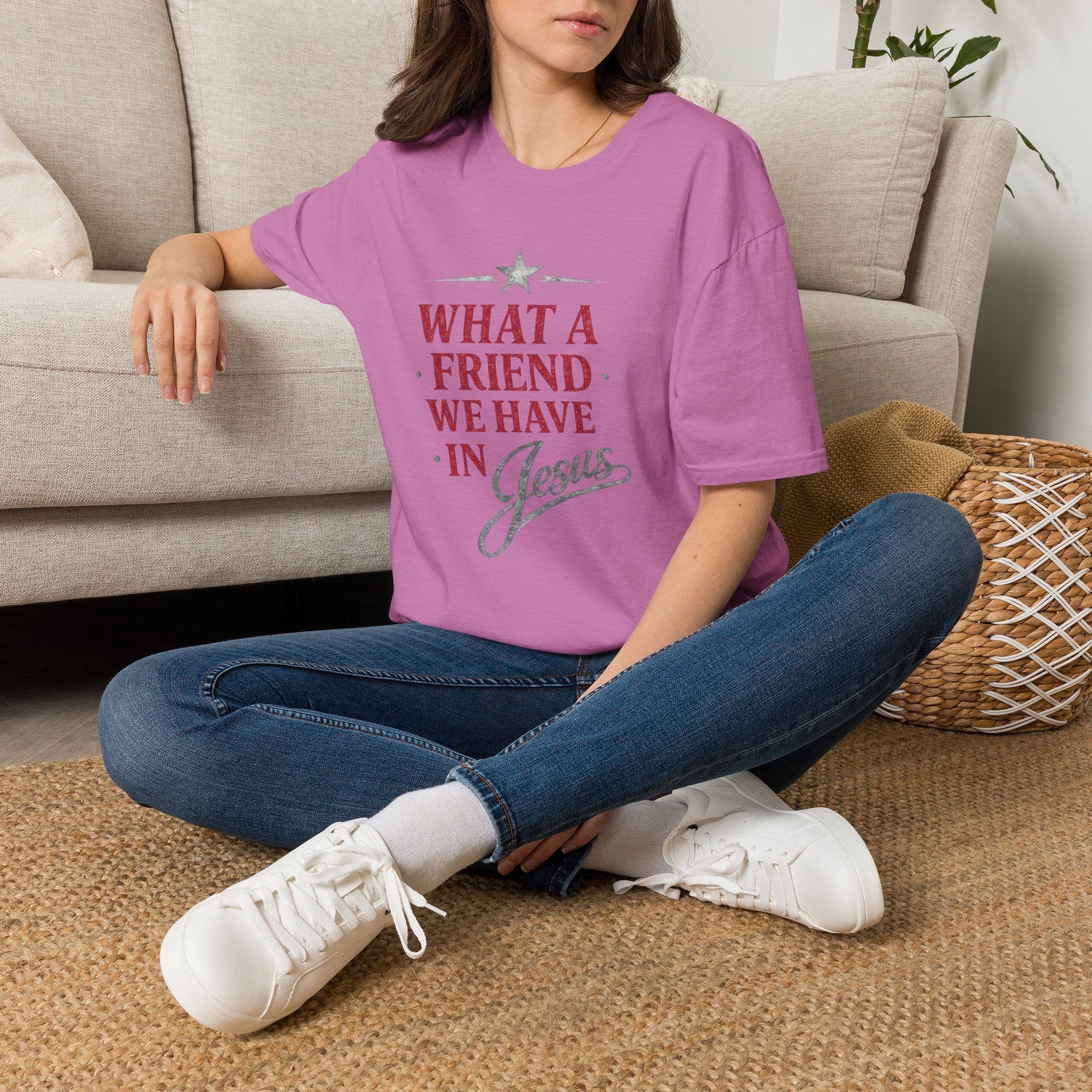 What a friend we have in Jesus Softstyle T-Shirt