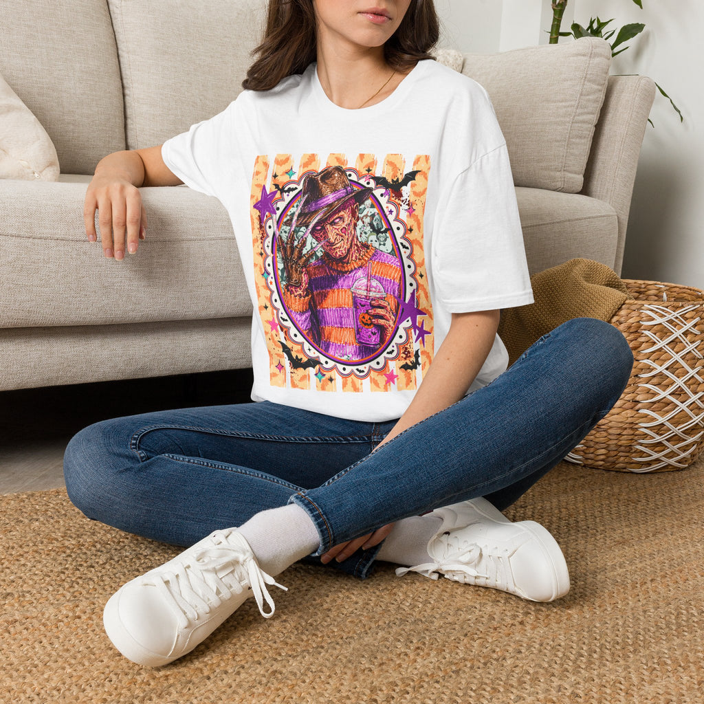 Freddy Krueger Horror Graphic T-Shirt — Retro Scary Movie Tee