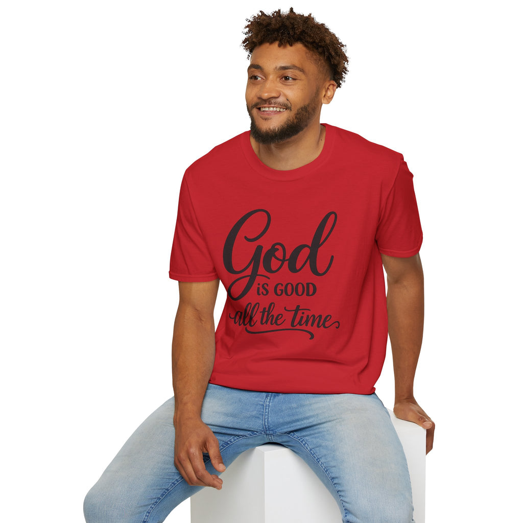 God Is Good All The Time T-Shirt — Inspirational Christian Faith Tee