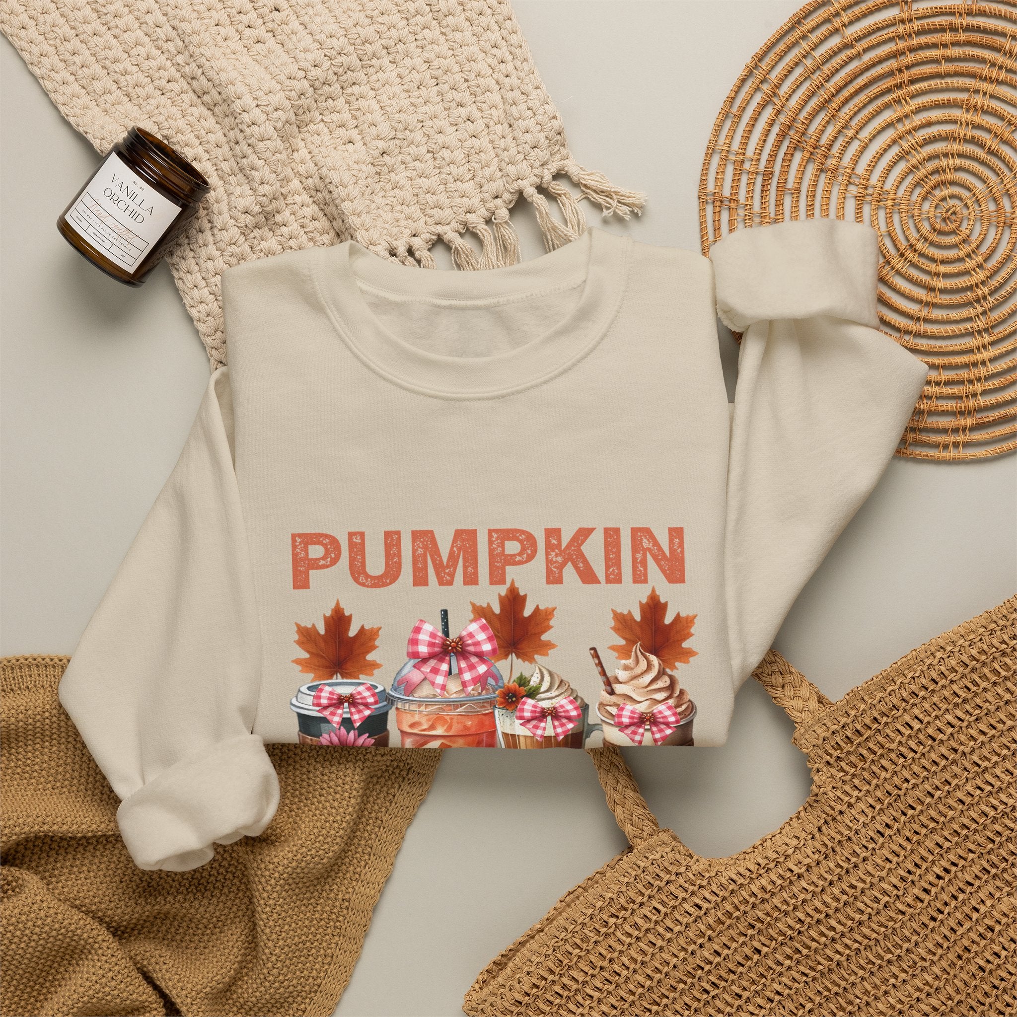Pumpkin Spice Baby Crewneck Sweatshirt