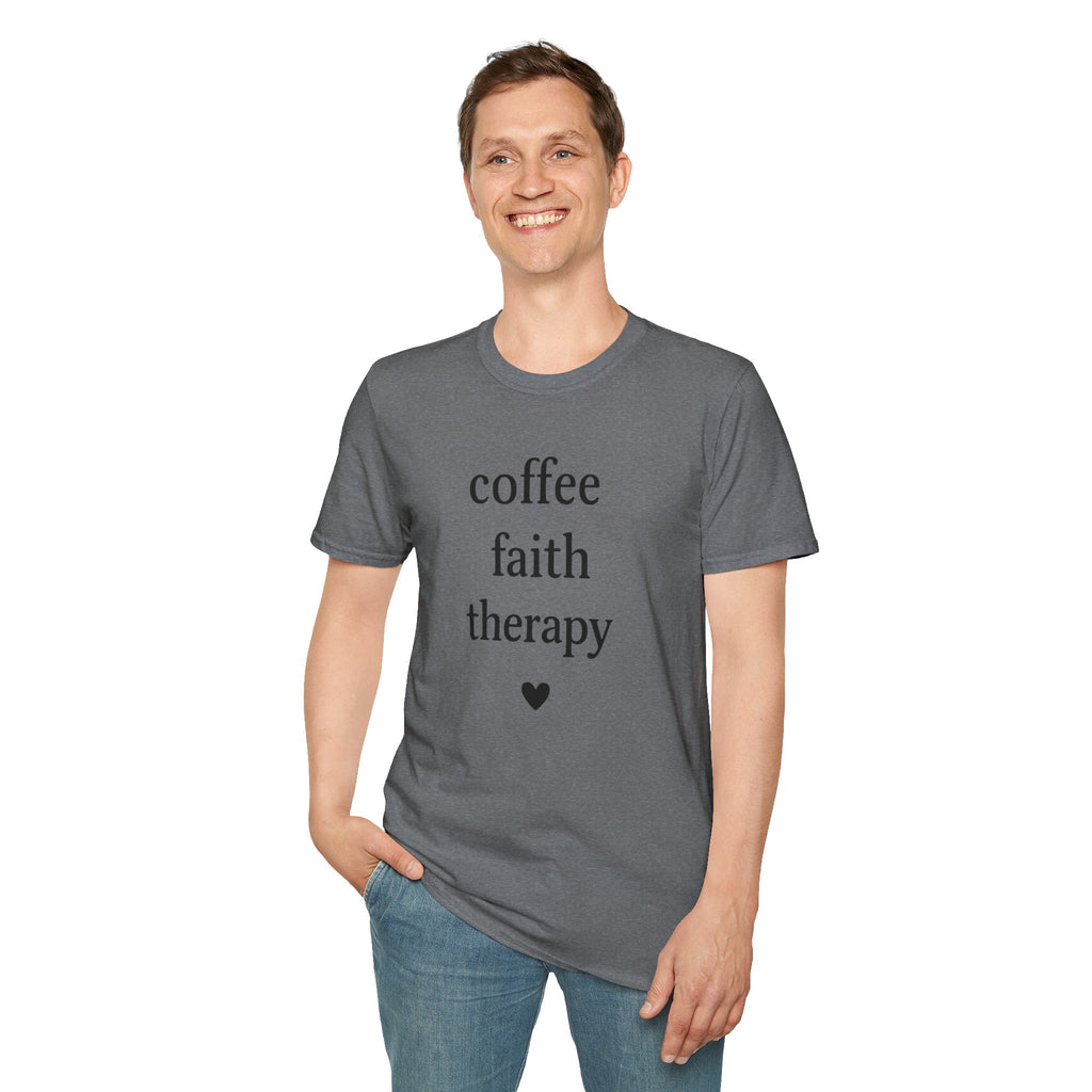 Coffee Faith Therapy T-Shirt