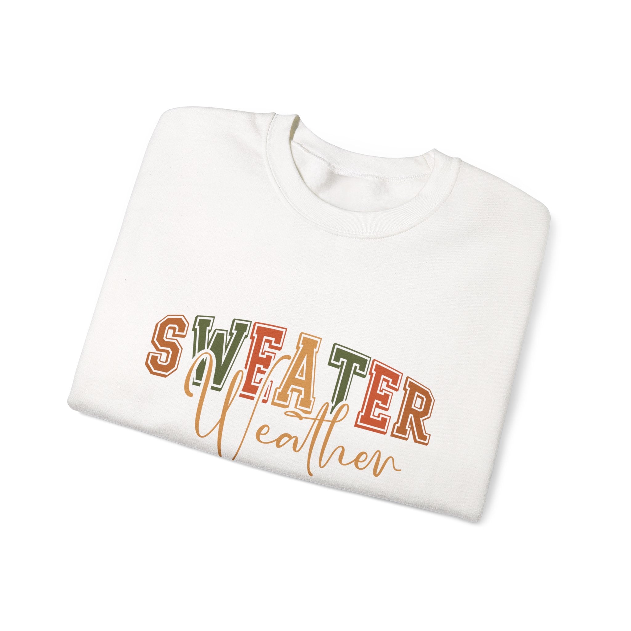 Sweater Weather Crewneck Sweatshirt – Fall Graphic Pullover