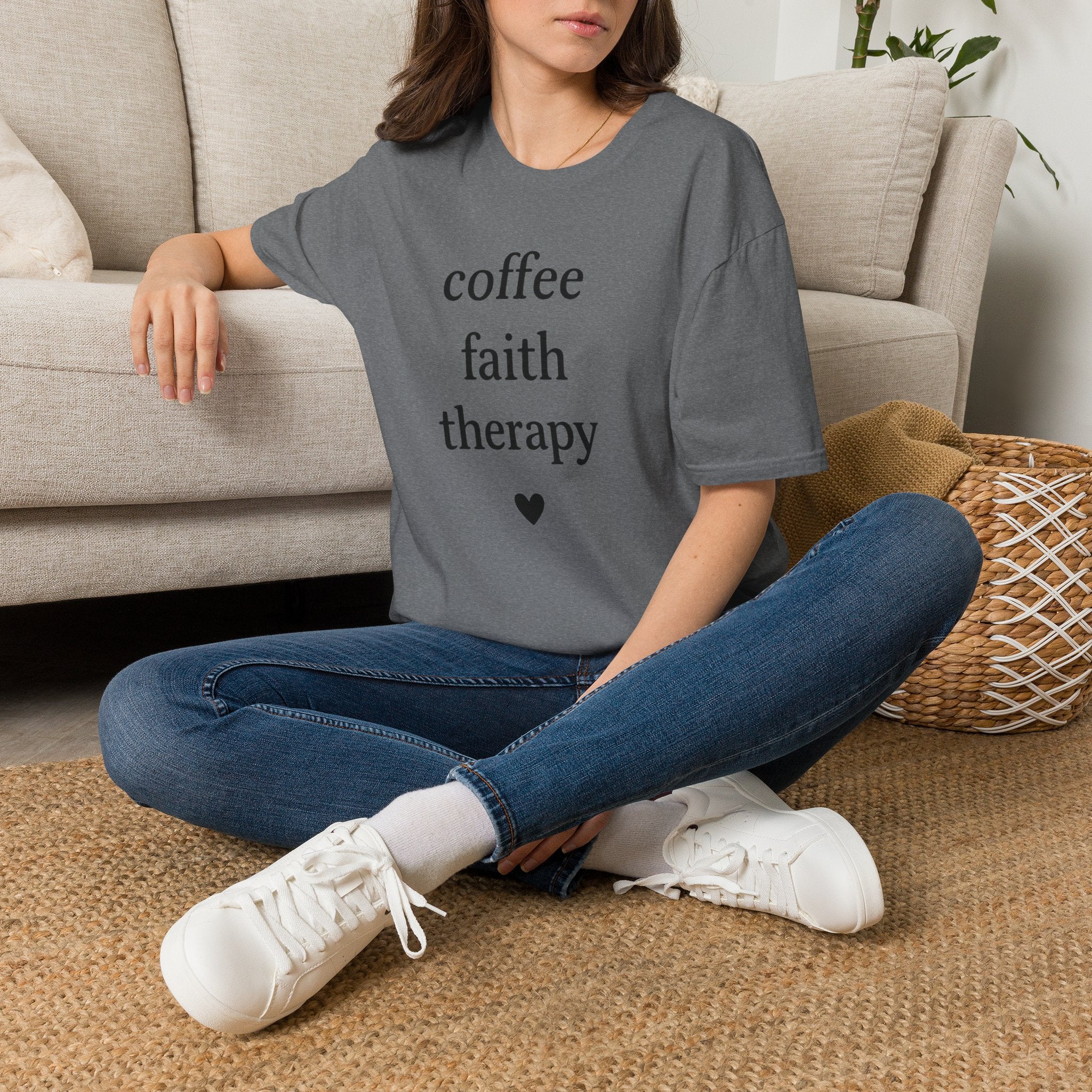 Coffee Faith Therapy T-Shirt