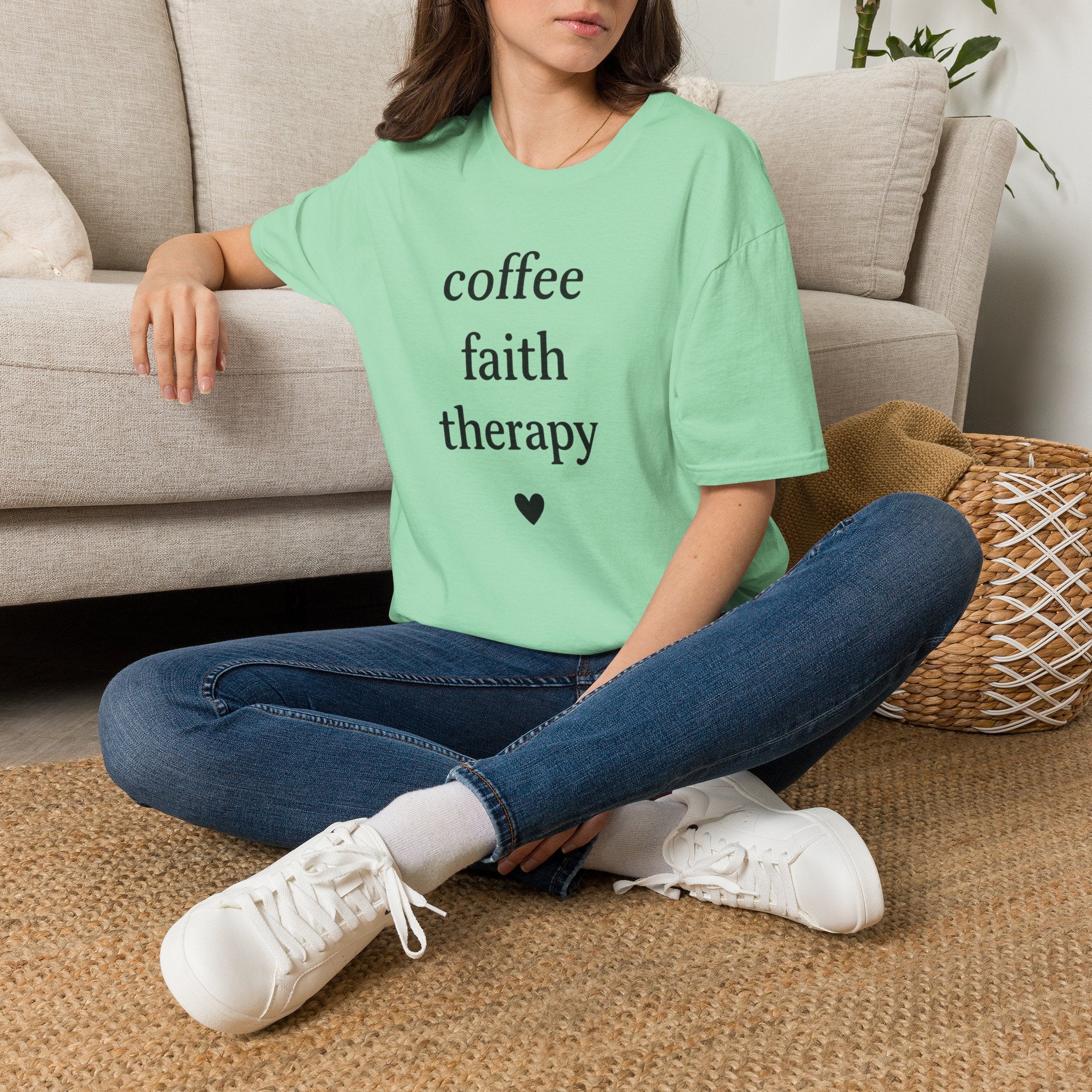 Coffee Faith Therapy T-Shirt
