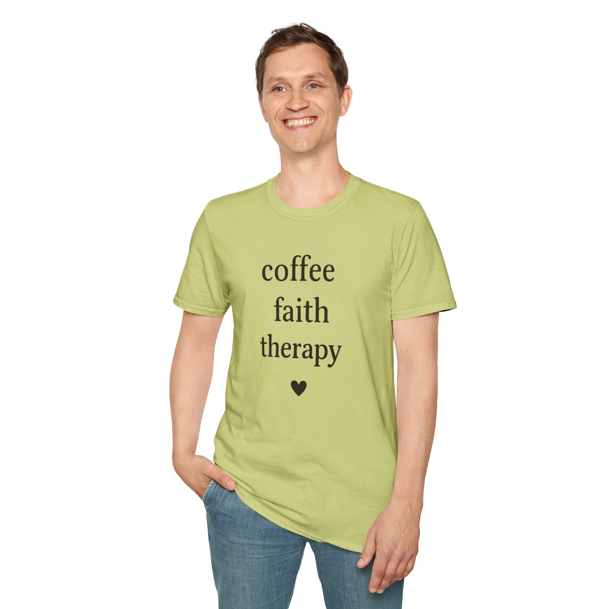 Coffee Faith Therapy T-Shirt