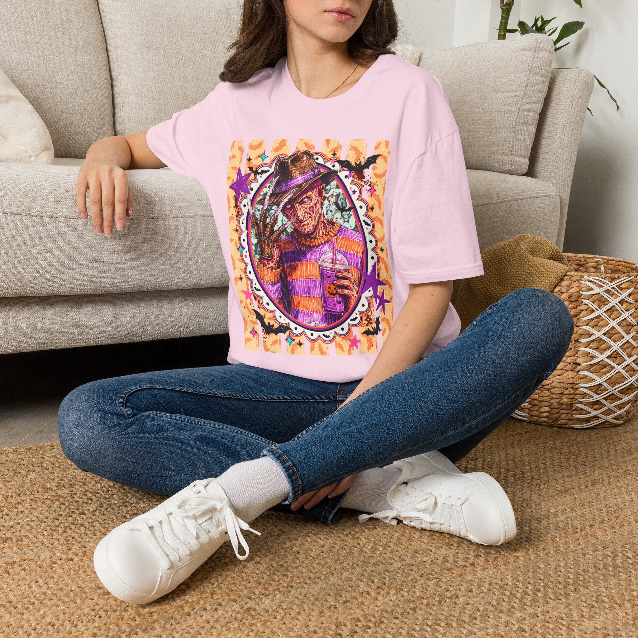 Freddy Krueger Horror Graphic T-Shirt — Retro Scary Movie Tee