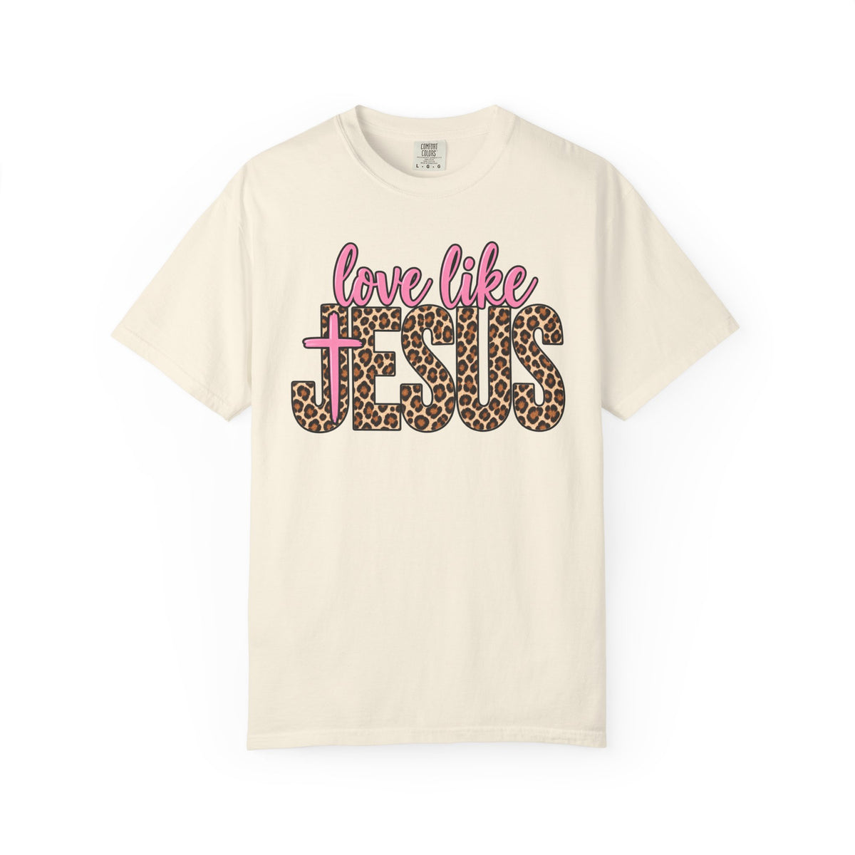 Love Like Jesus Leopard Print T-Shirt