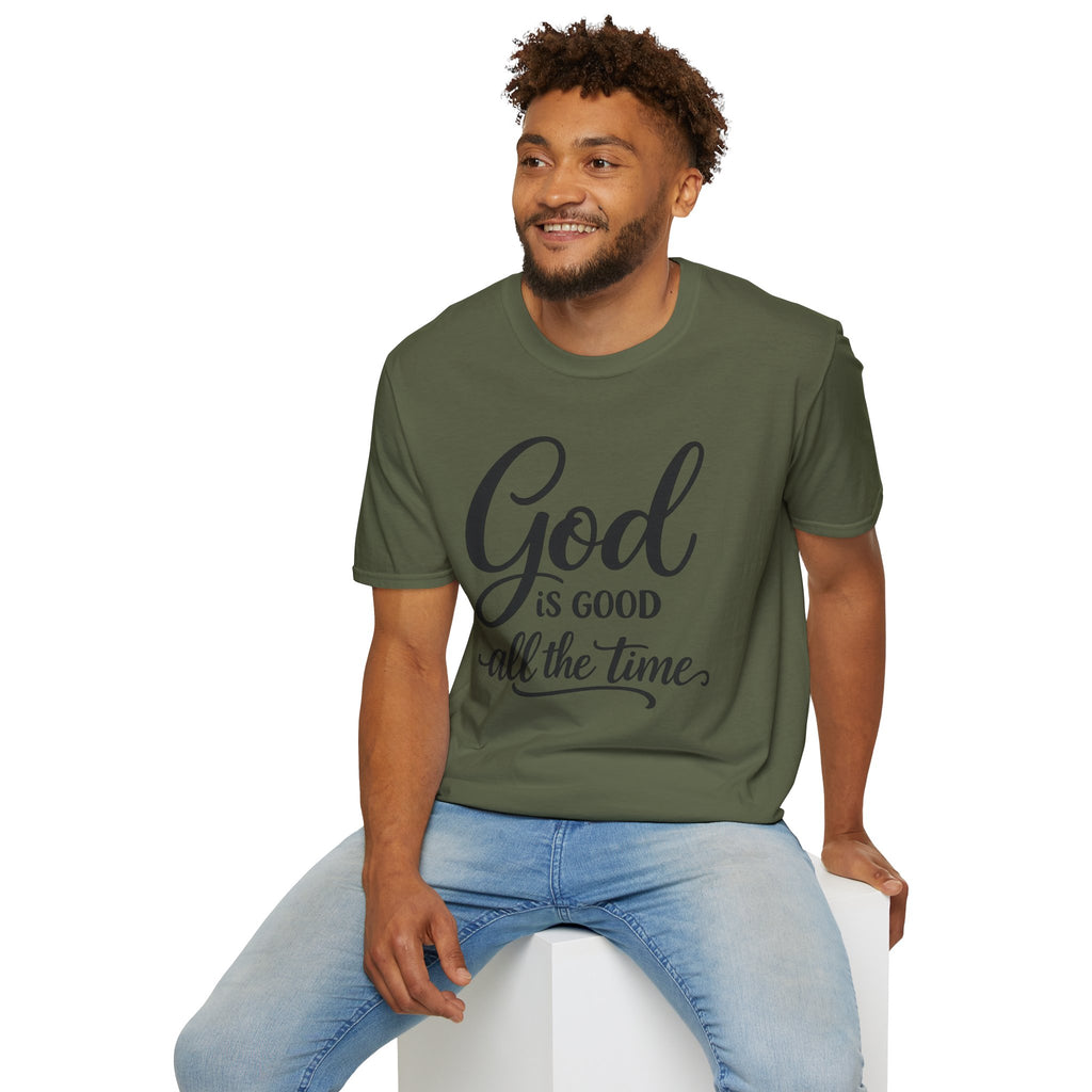 God Is Good All The Time T-Shirt — Inspirational Christian Faith Tee