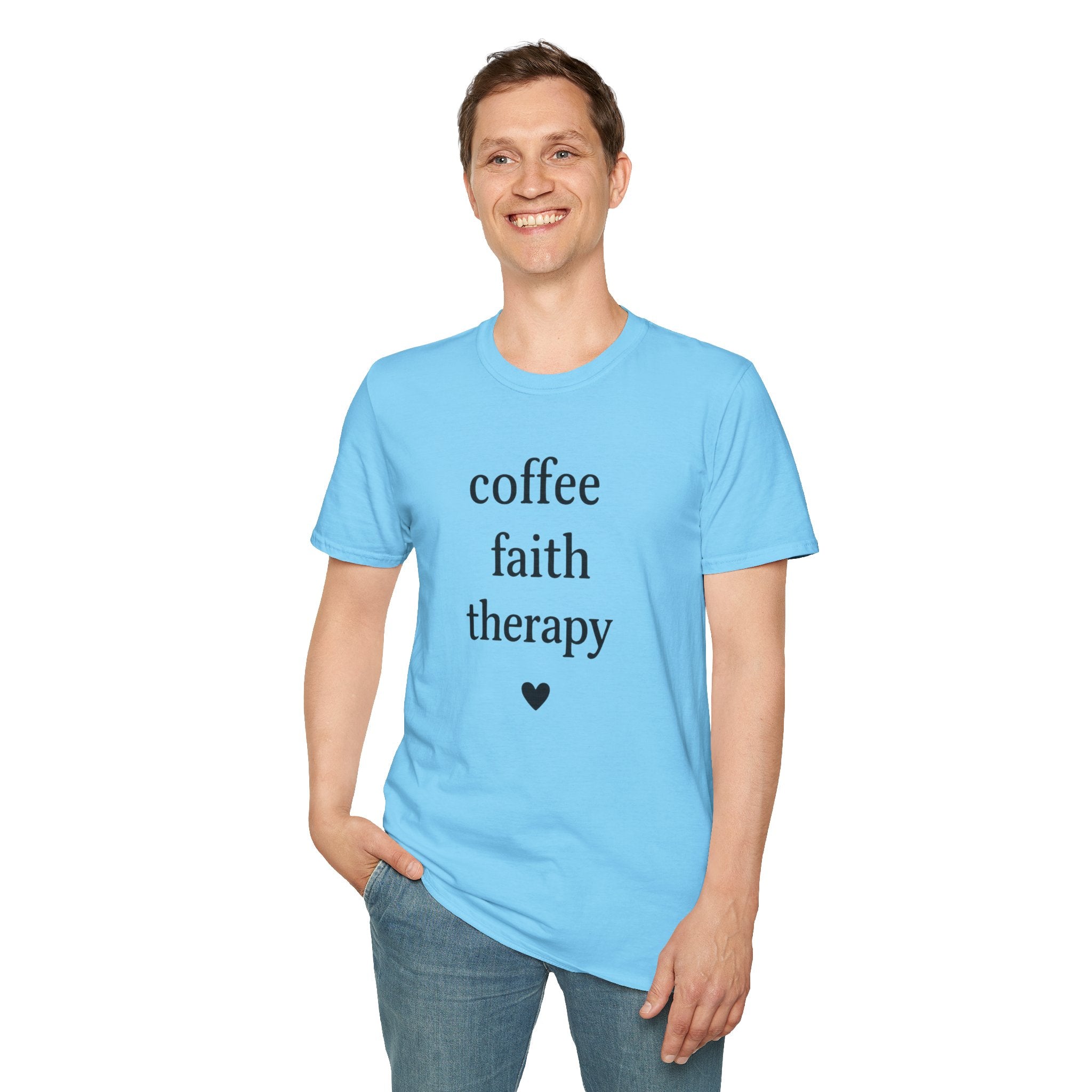 Coffee Faith Therapy T-Shirt