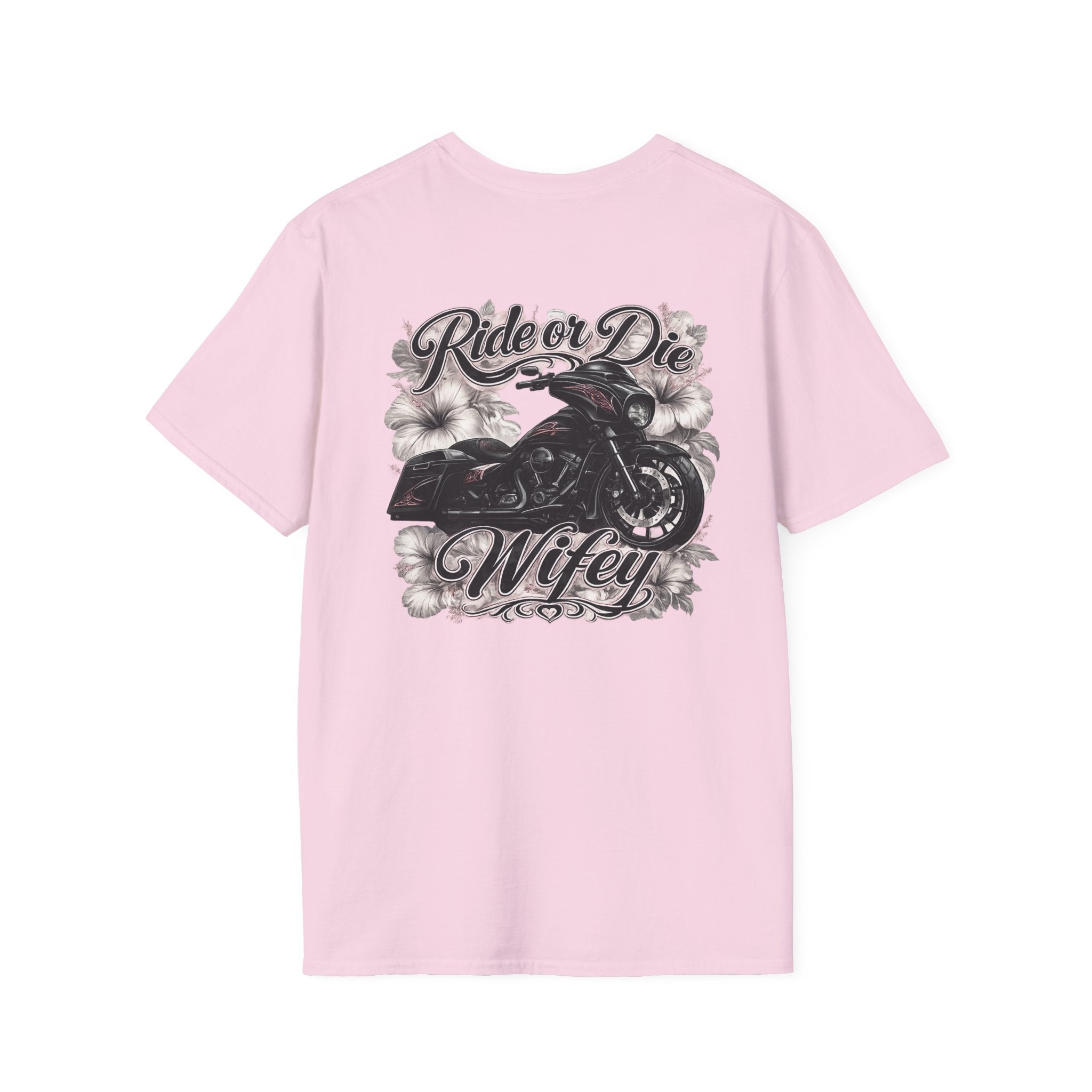 Ride or die wifey motorcycle T-Shirt